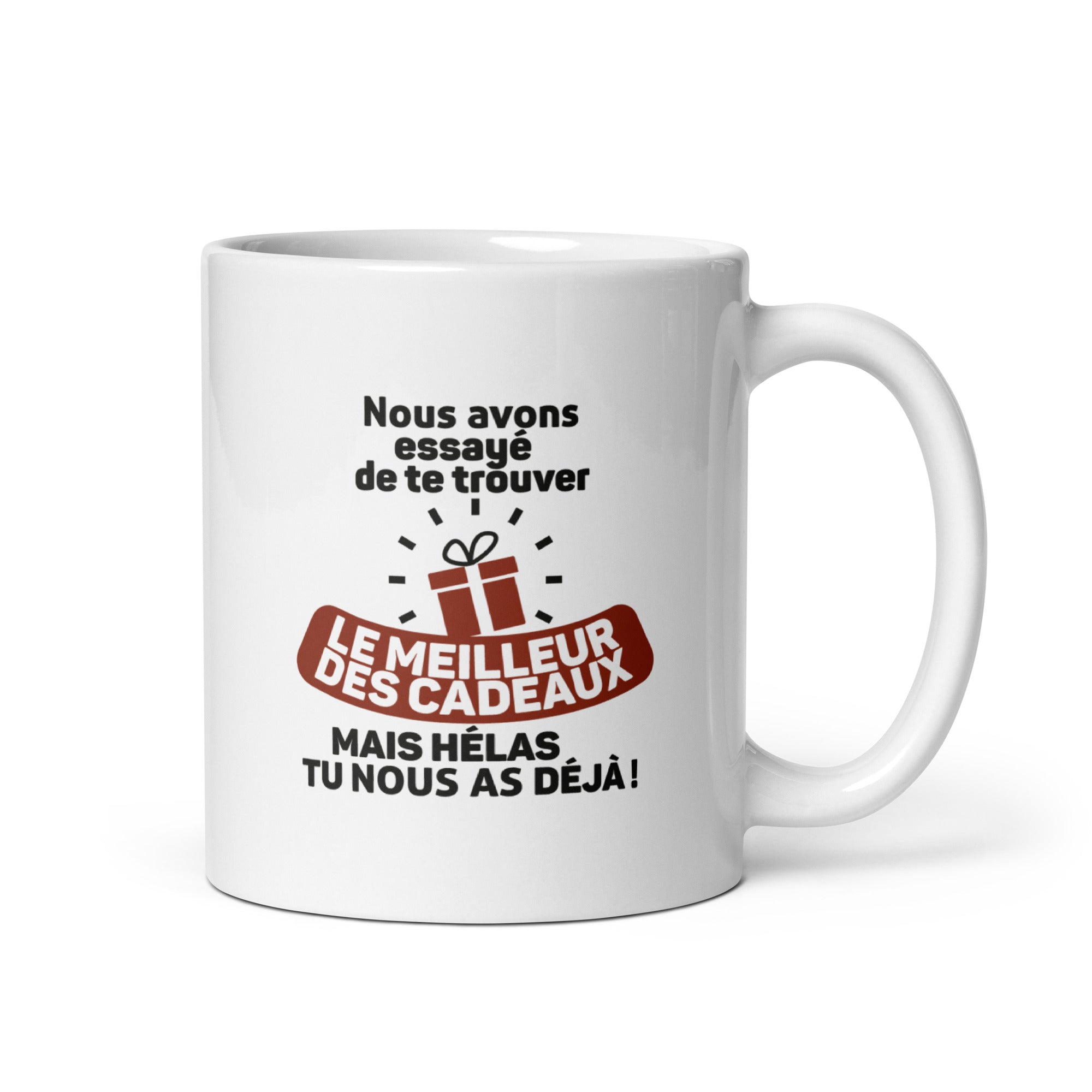 Le meilleur cadeau (Nous) - Mug Blanc Brillant