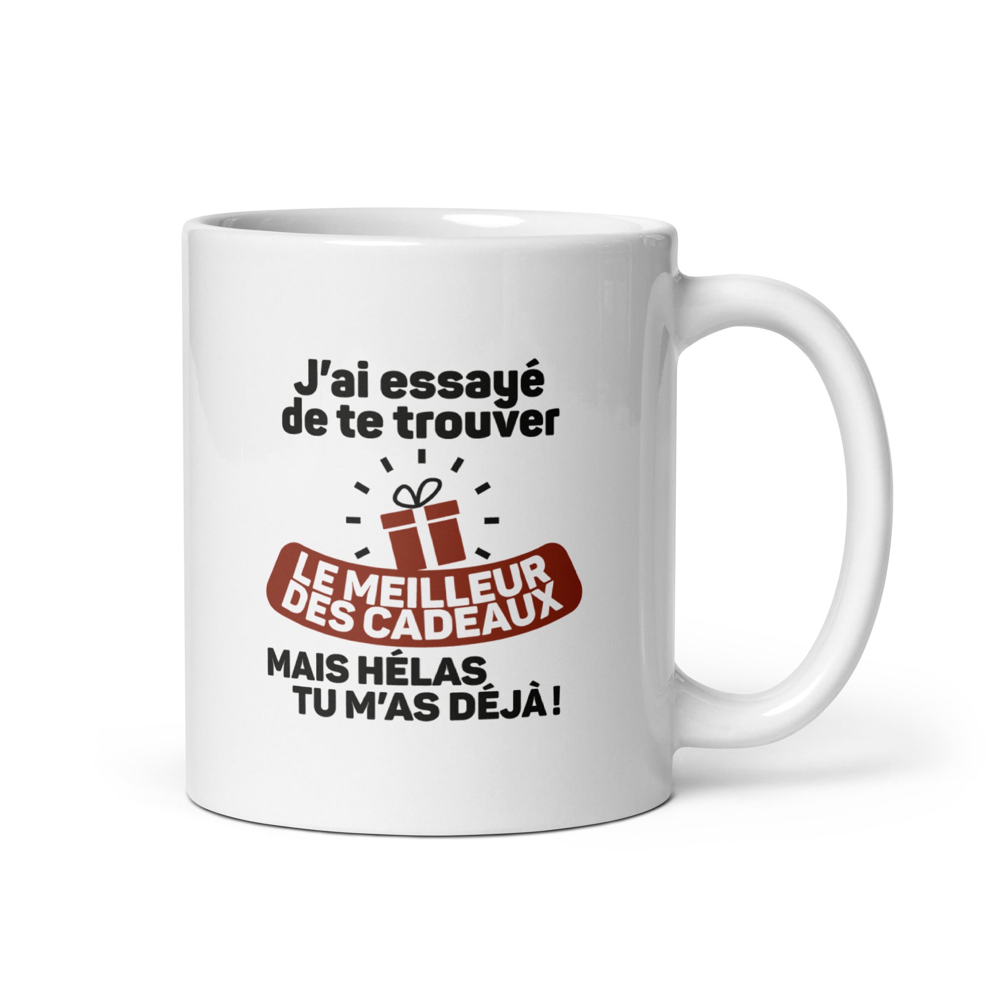 Le meilleur cadeau (Je) - Mug Blanc Brillant