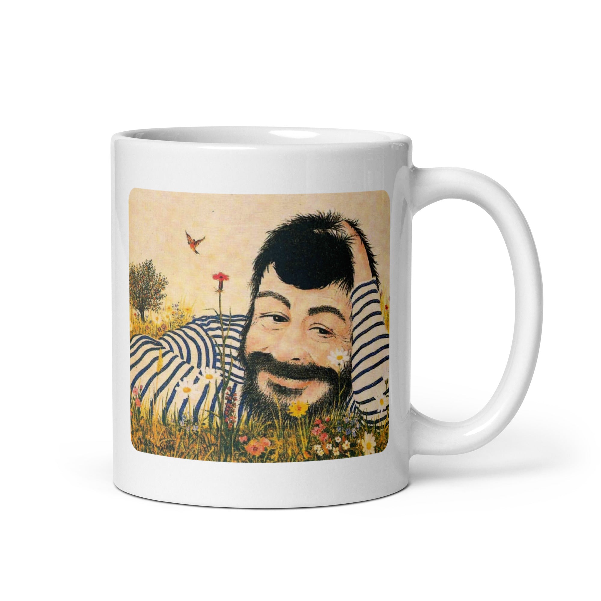 Boby Lapointe champs - pro - Mug Blanc Brillant