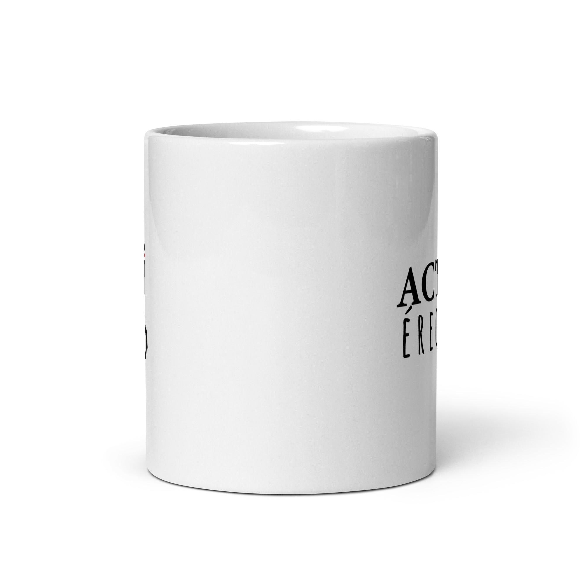 Action Érection - Mug Blanc Brillant