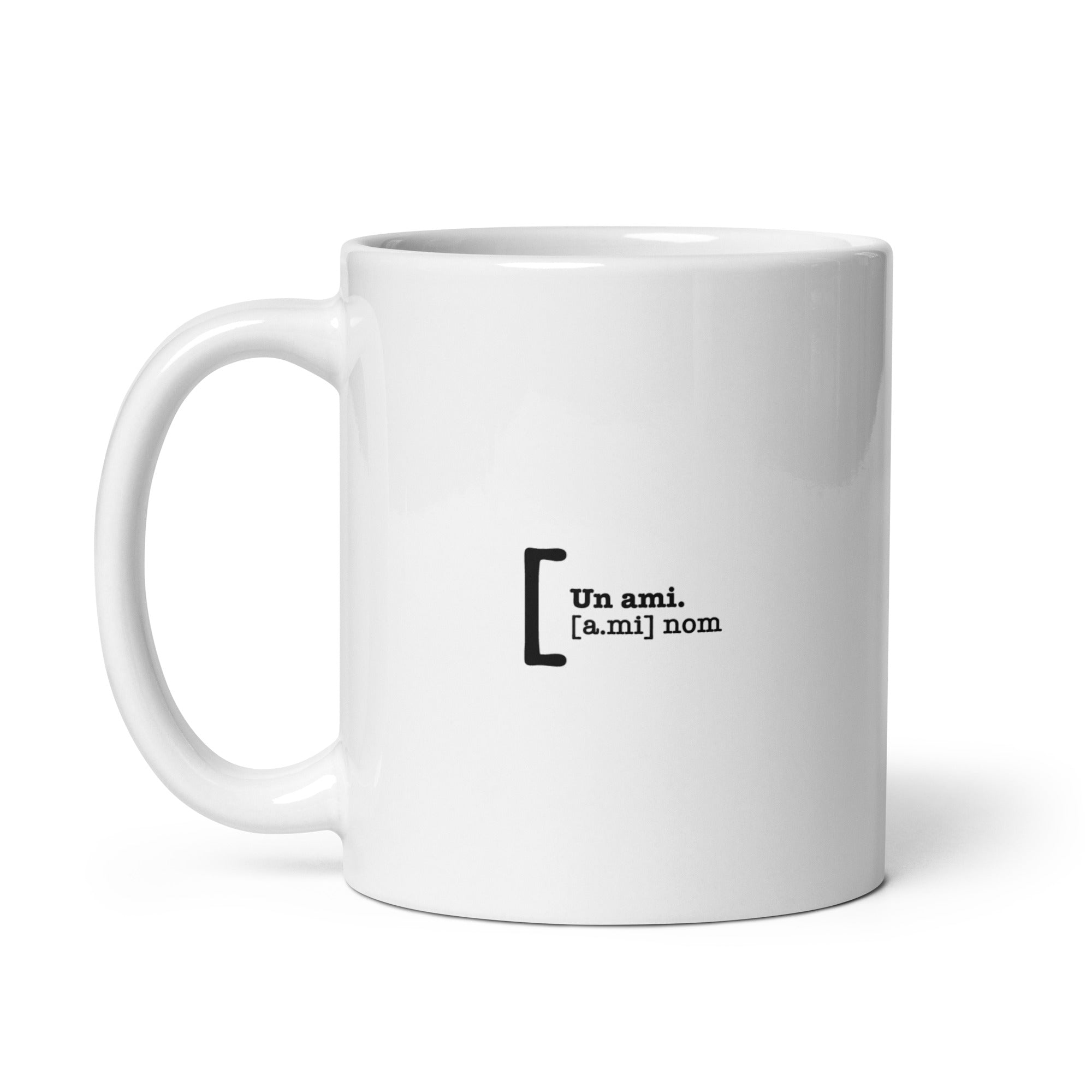 Ami - Définition - Mug Blanc Brillant