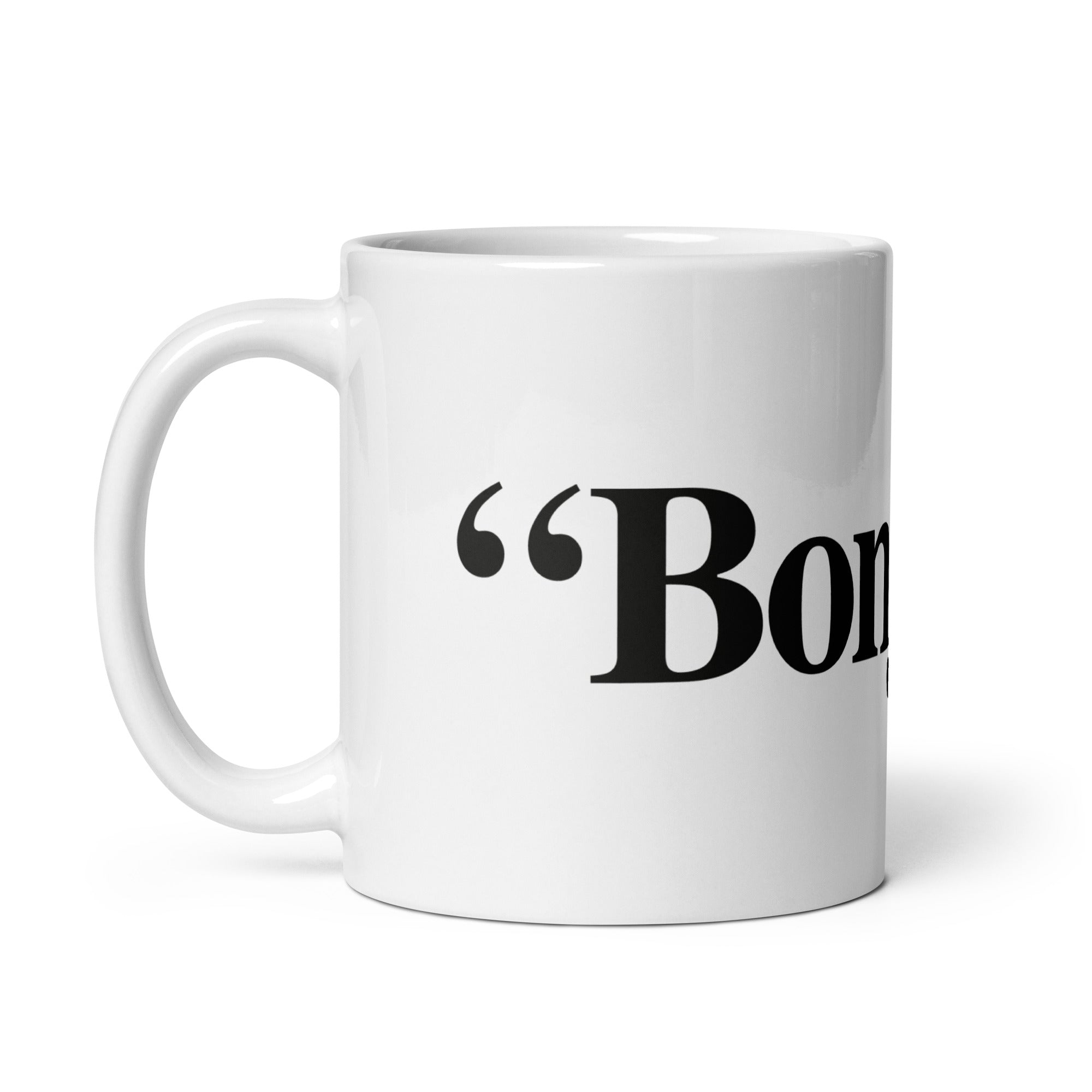 "Bonjour" - Mug Blanc Brillant