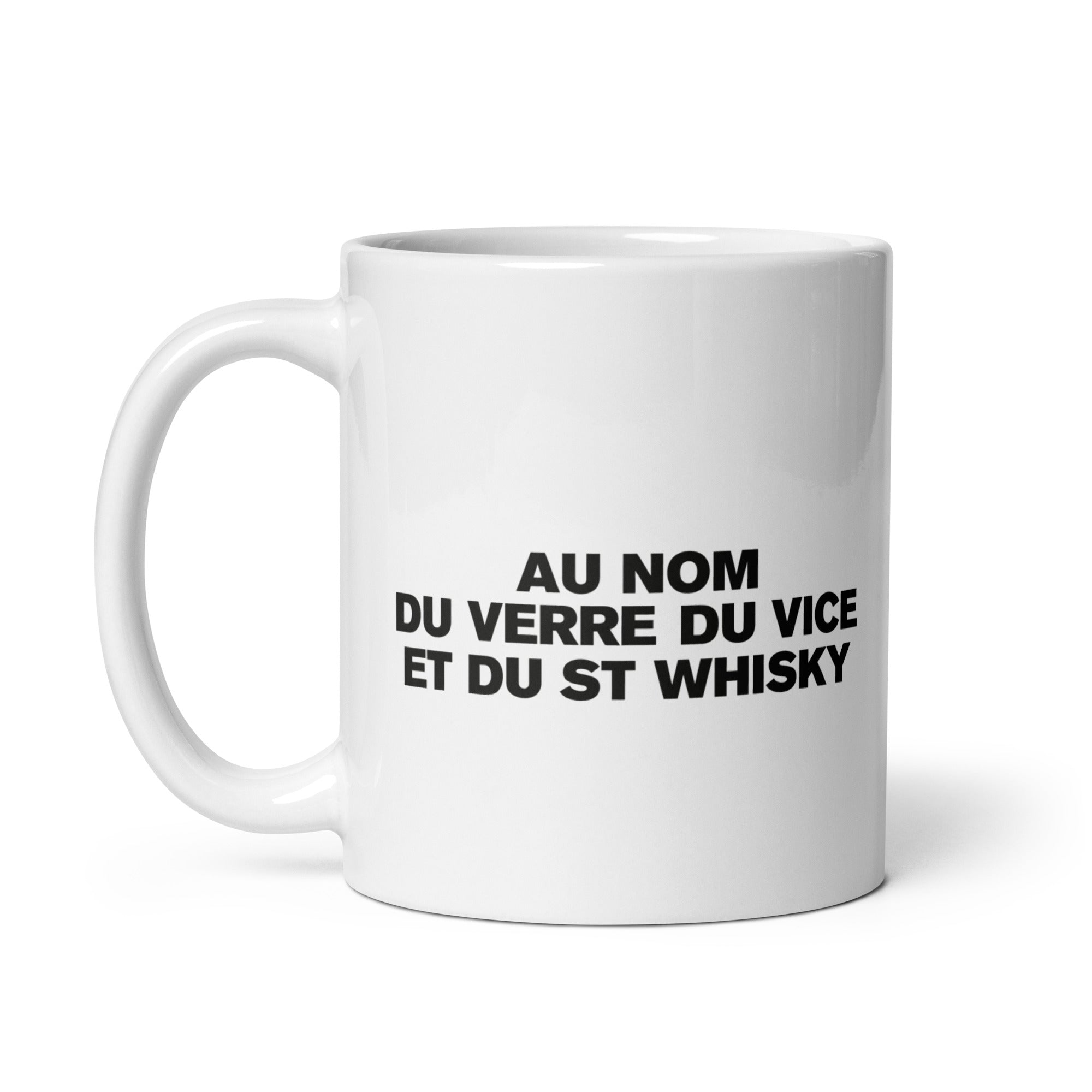 Au nom du verre - Mug Blanc Brillant