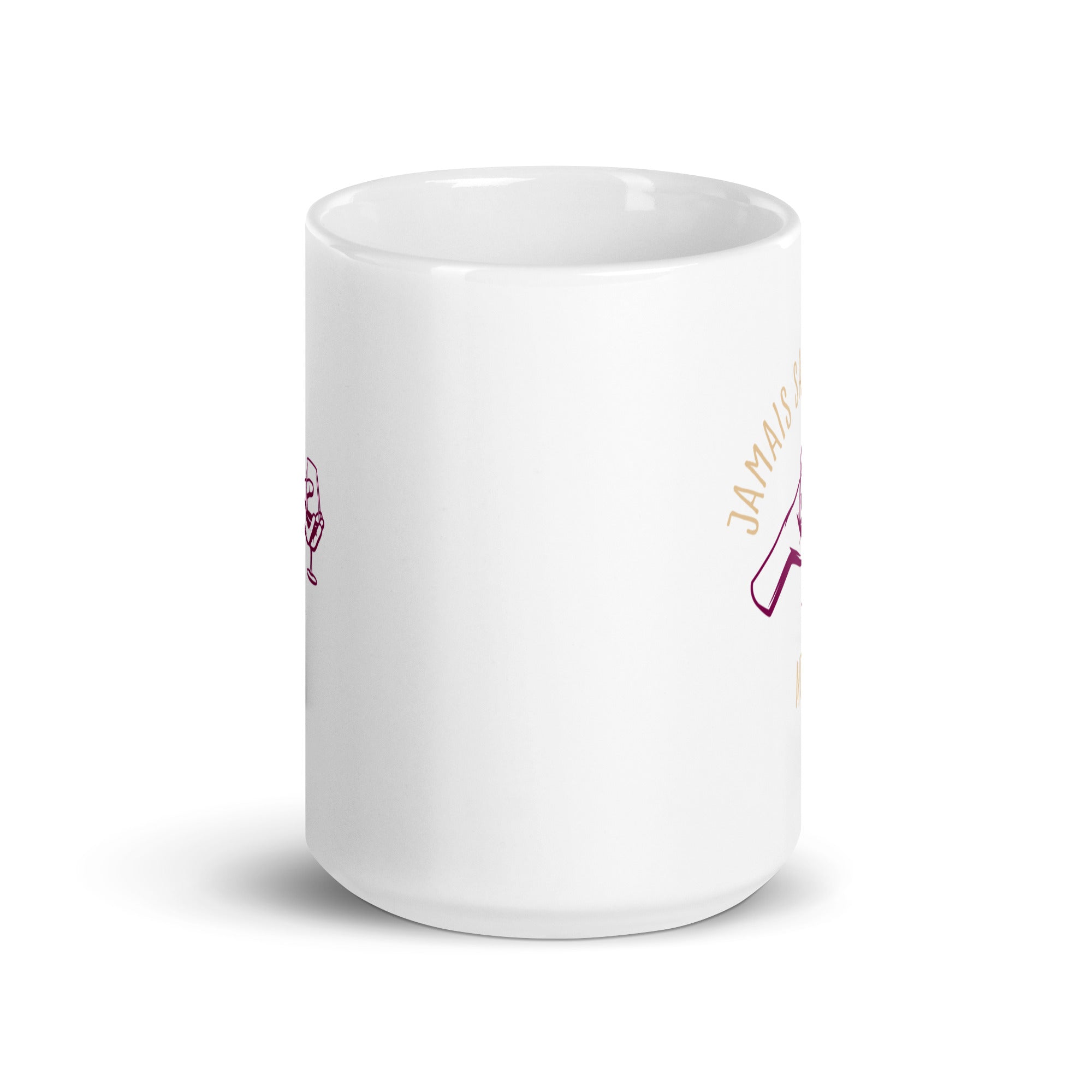 Jamais sans mon sauvignon - Mug Blanc Brillant