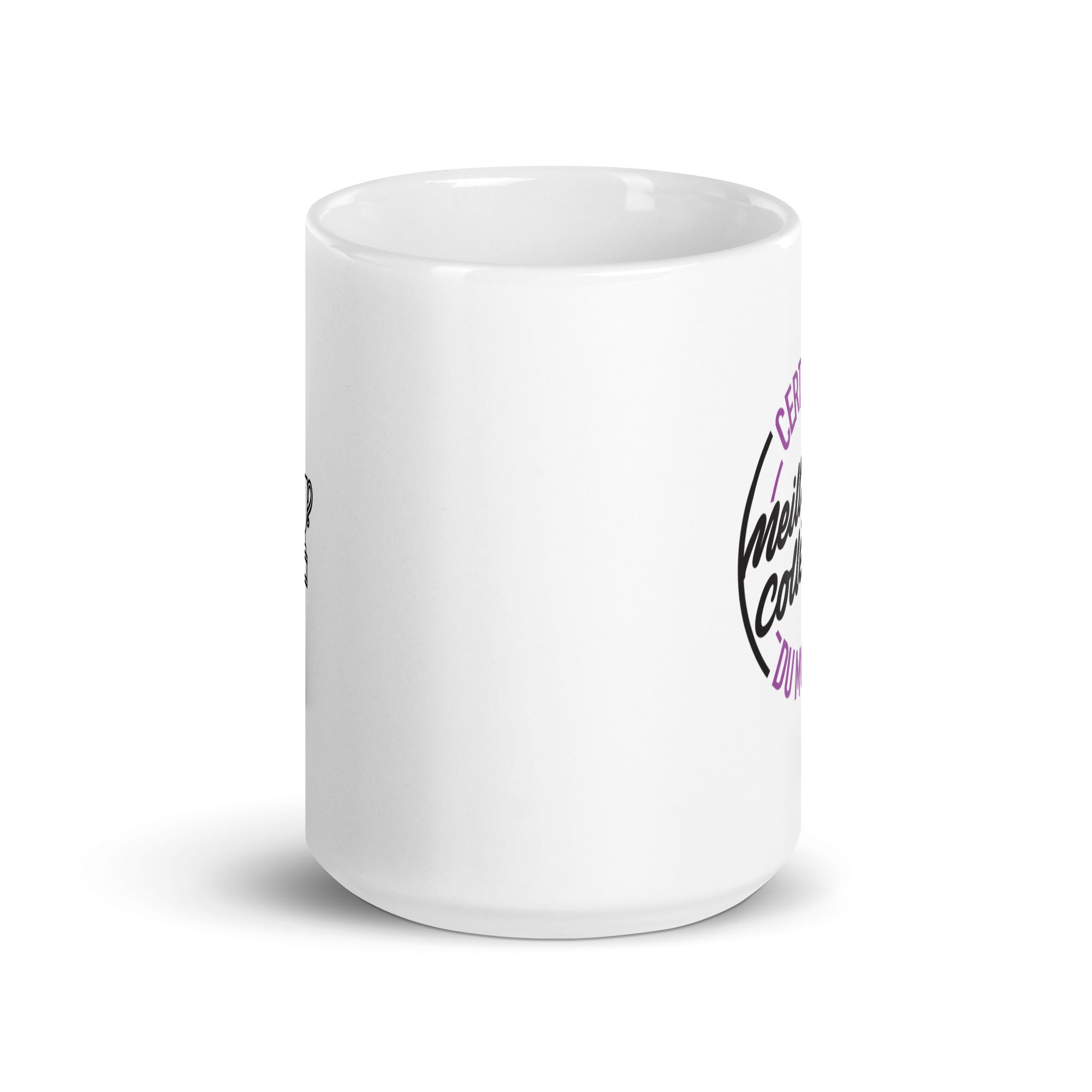 Certifiée meilleure collègue - Mug Blanc Brillant