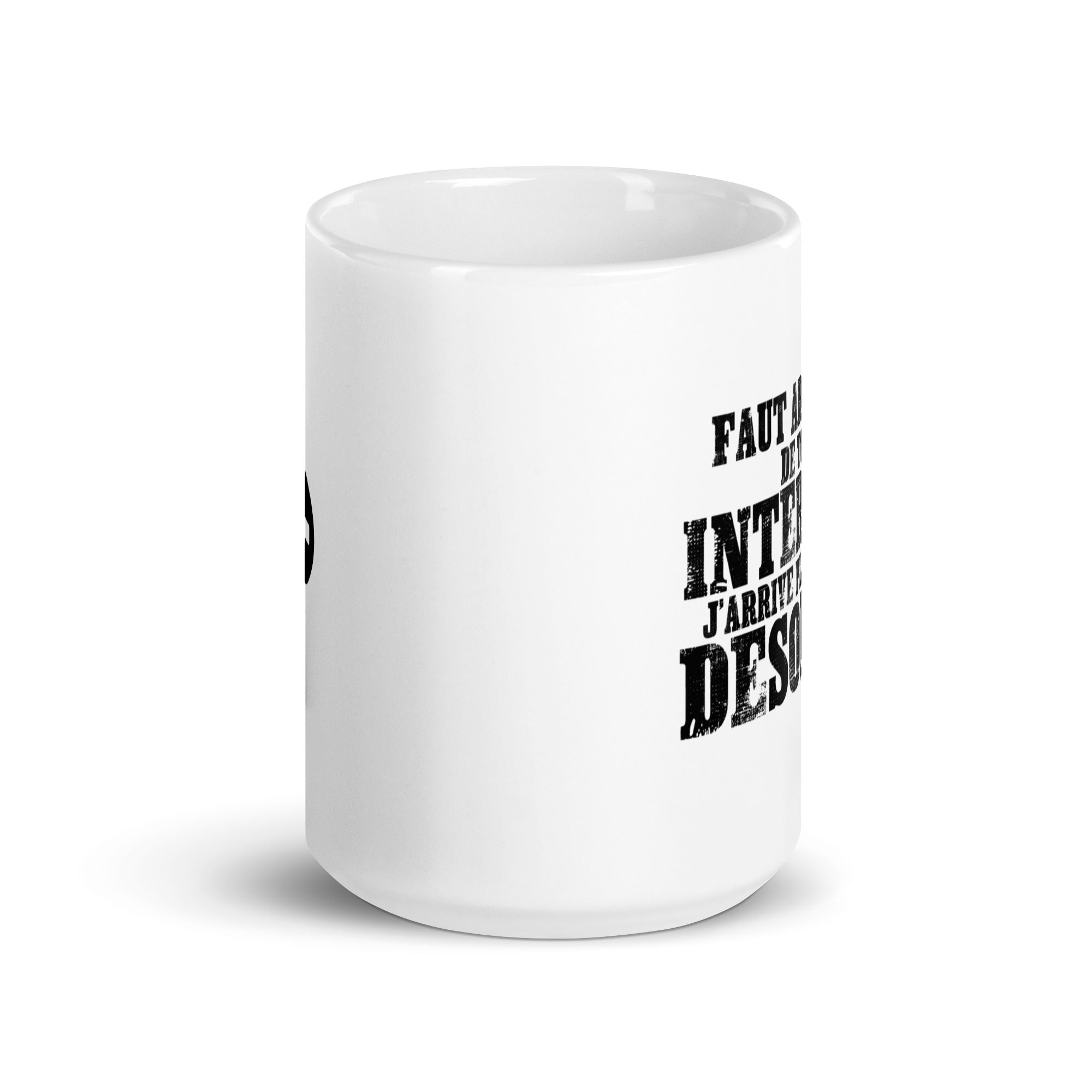 Faut arrêter de tout interdire - Mug Blanc Brillant