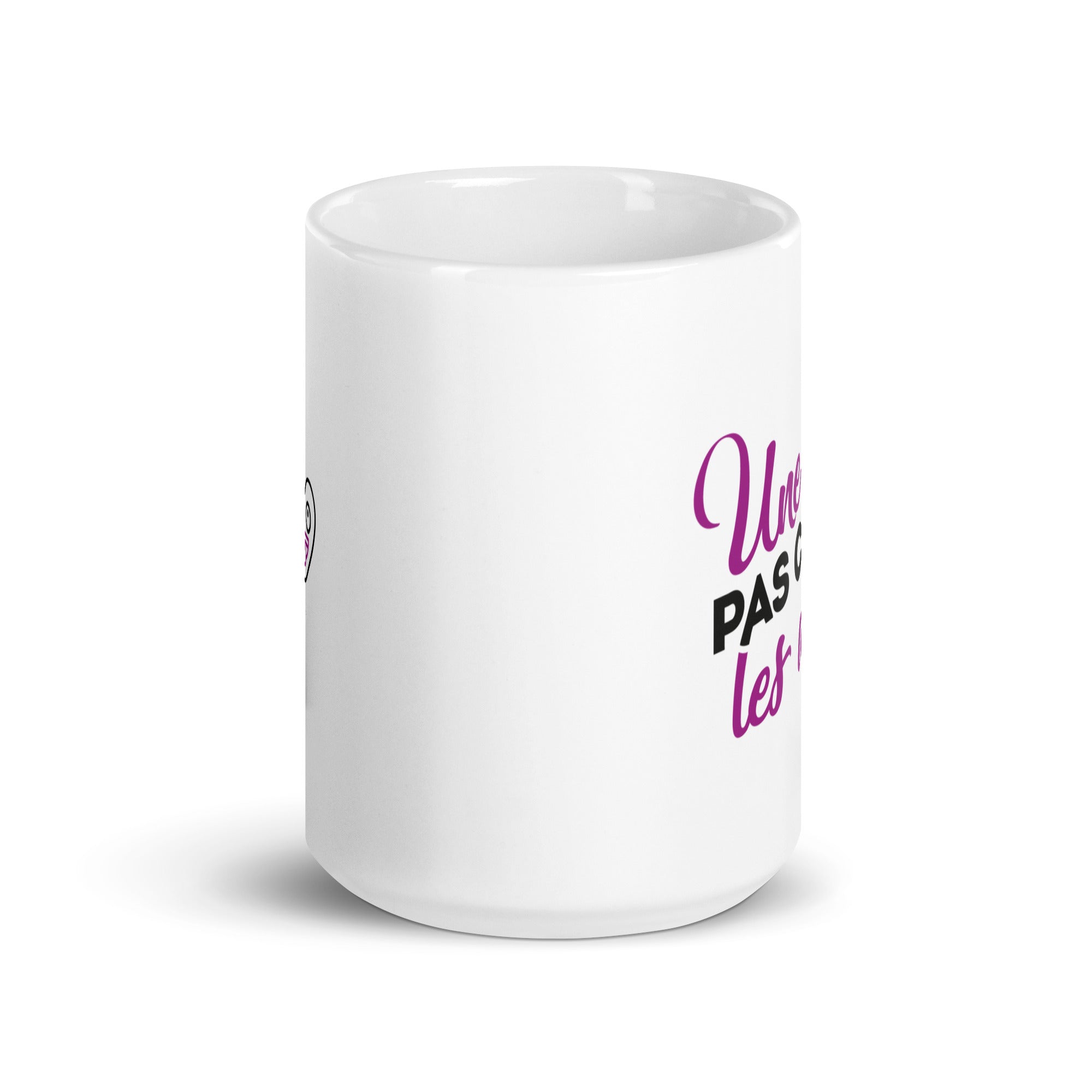 Fille pas comme les autres - Mug Blanc Brillant