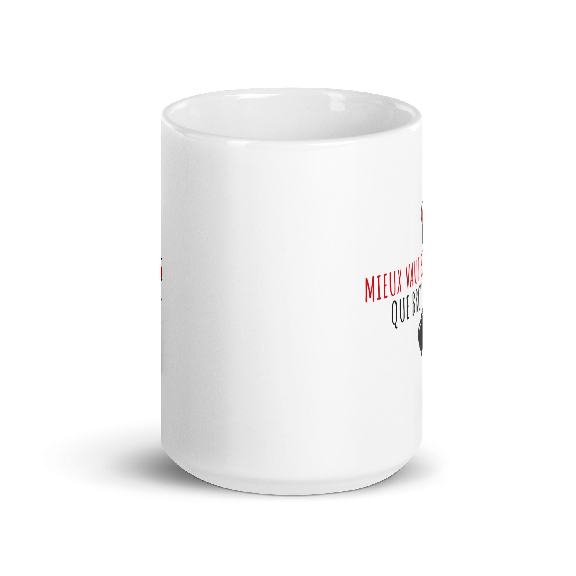 Broyer du noir - Mug Blanc Brillant