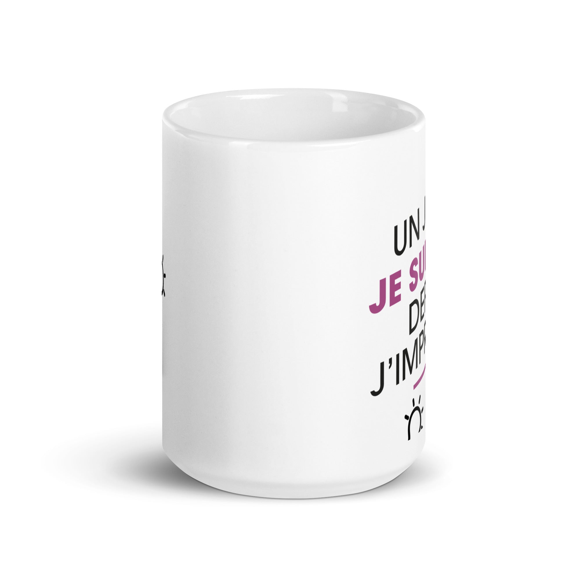 Un jour je suis née - Mug Blanc Brillant
