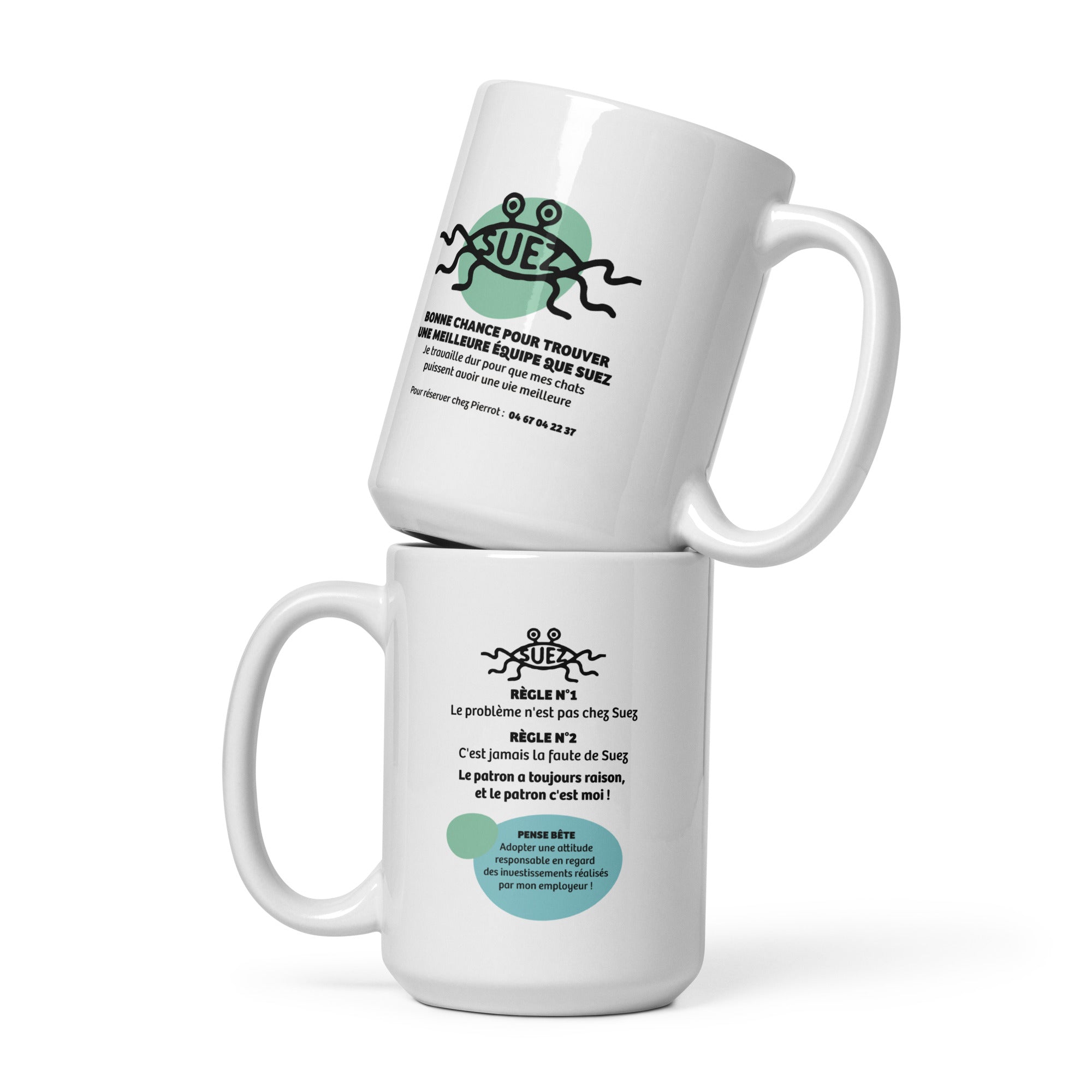 Suez - Mug Blanc Brillant