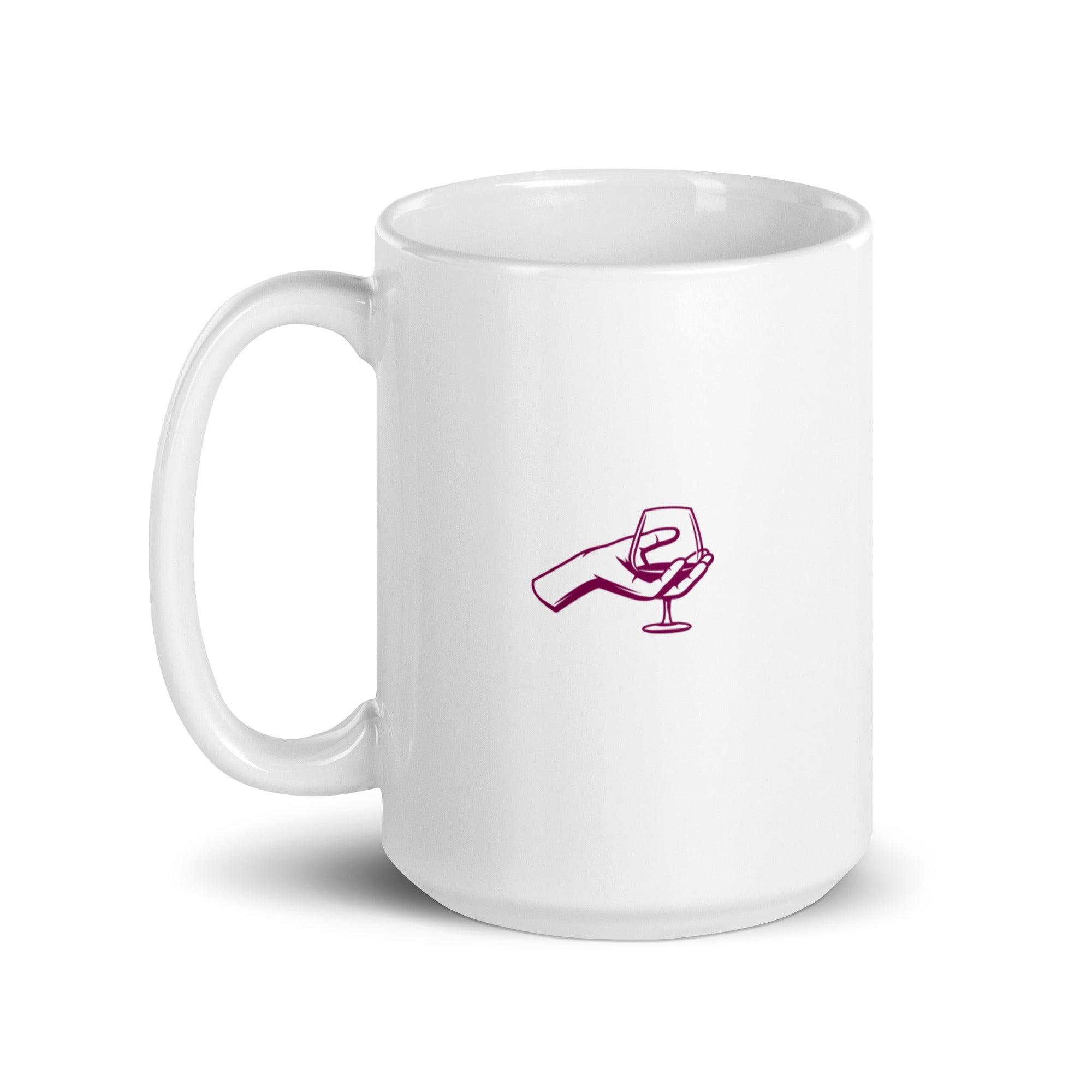 Jamais sans mon sauvignon - Mug Blanc Brillant