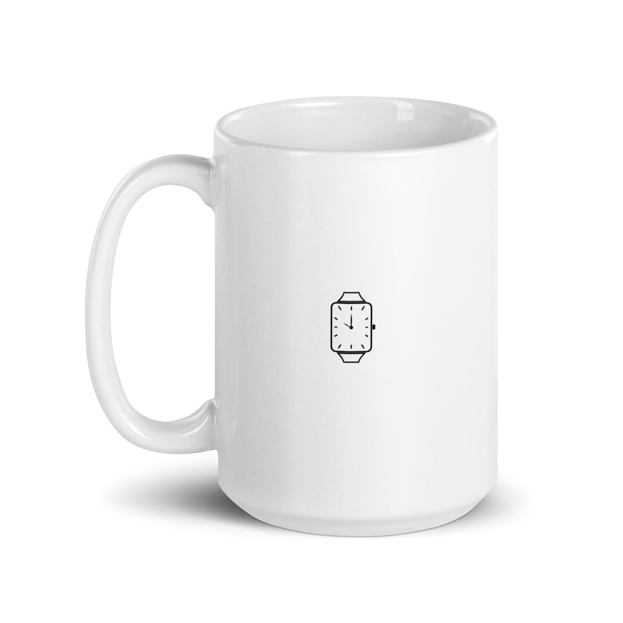 Excusez mon retard - Mug Blanc Brillant