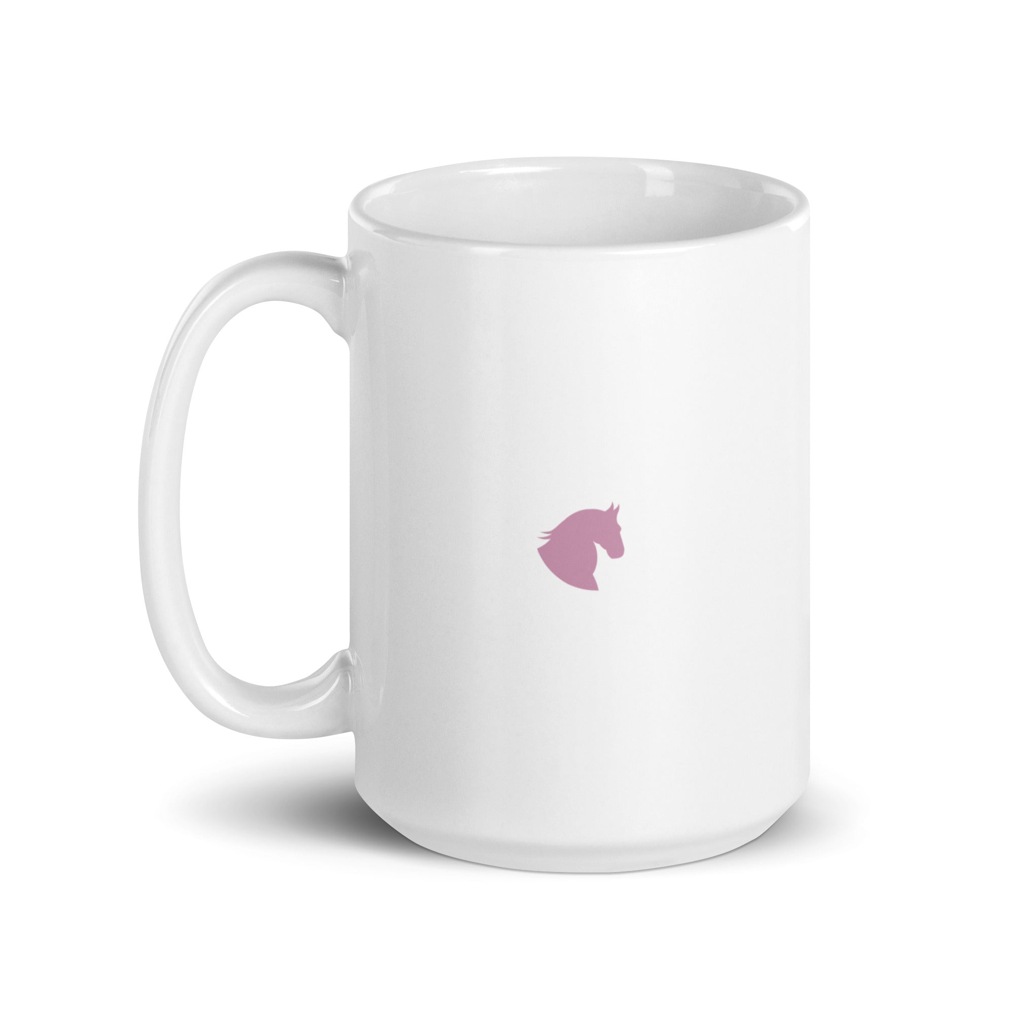 Jamais sans mon poney - Mug Blanc Brillant