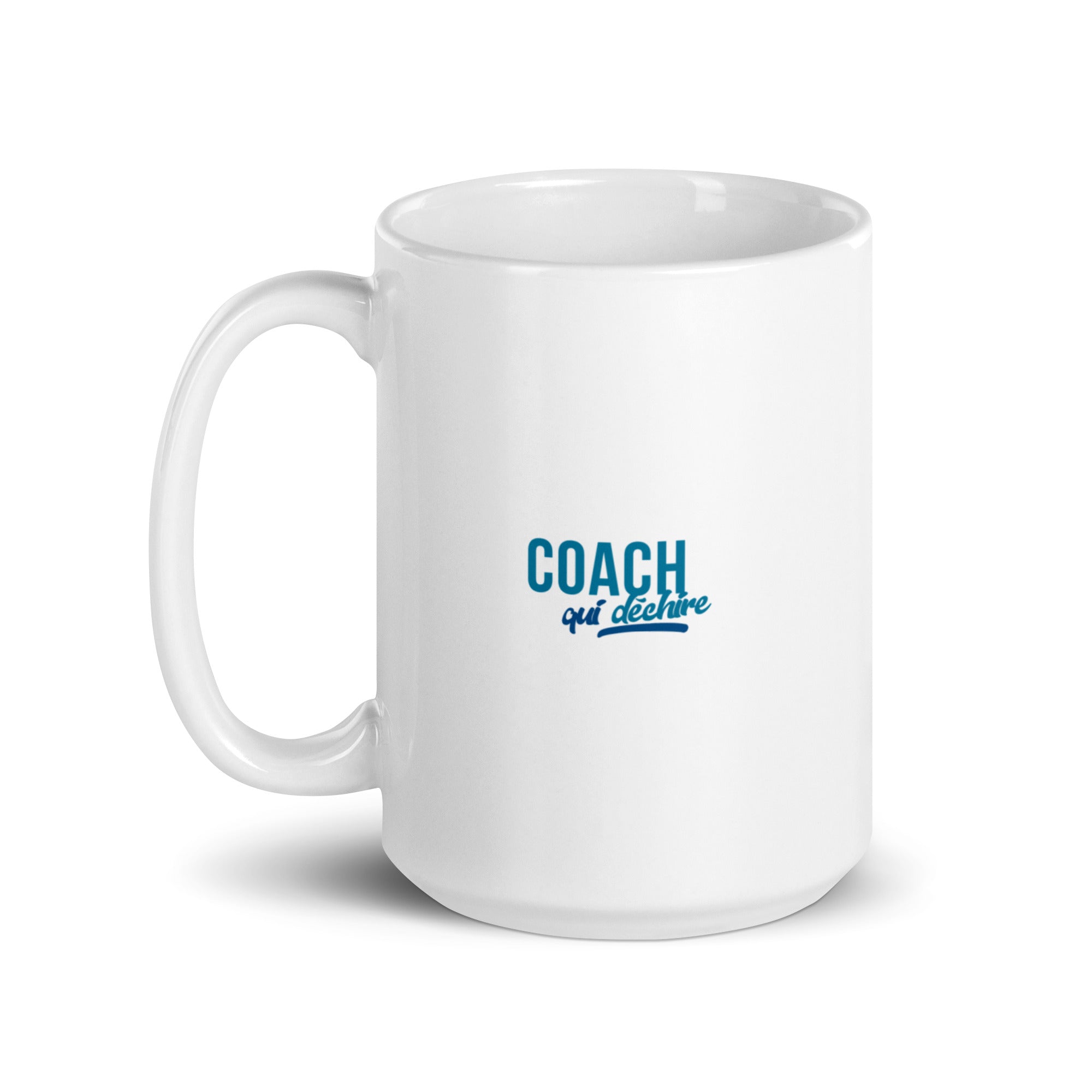 Coach qui déchire - Femme - Mug Blanc Brillant