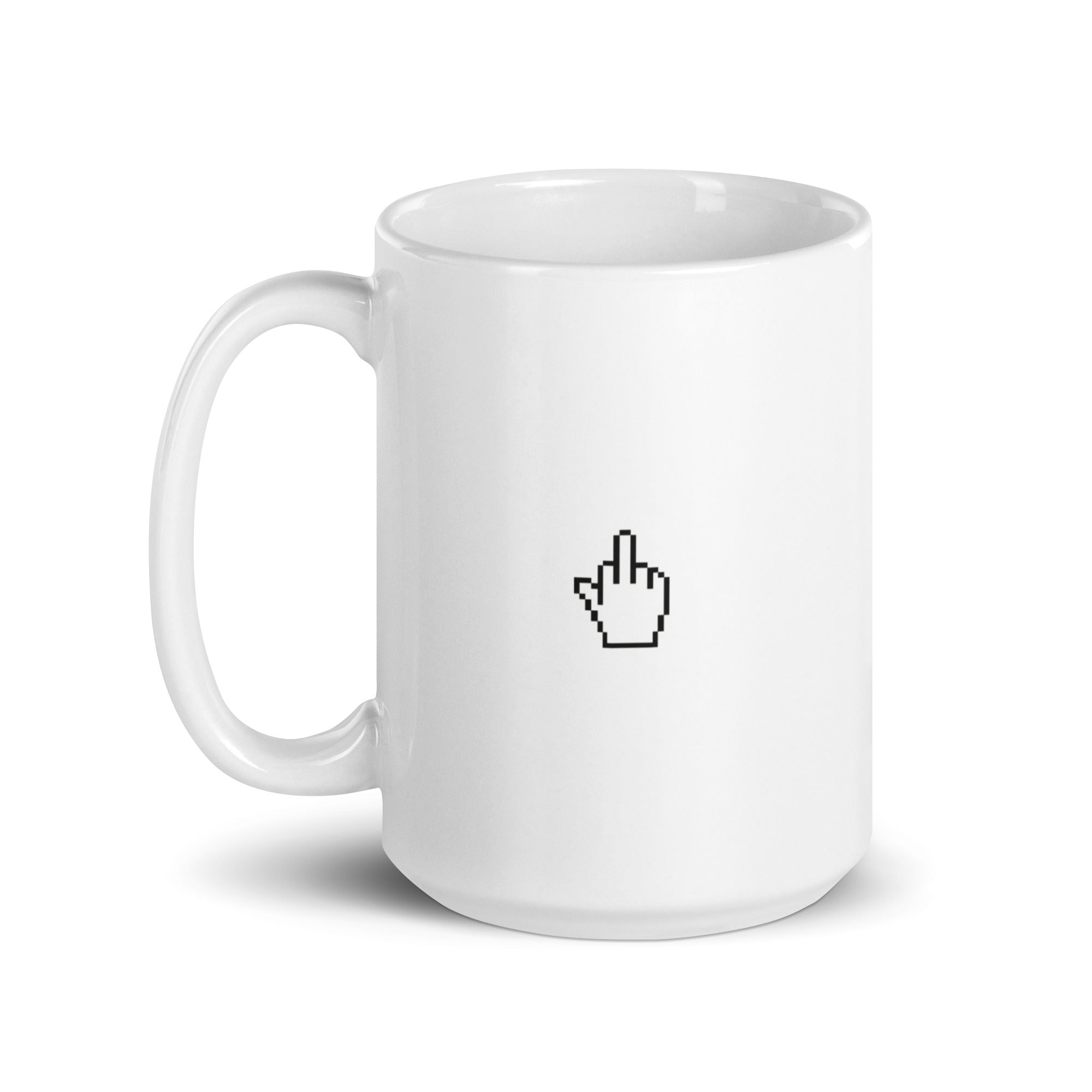 Fuck - Pixel - Mug Blanc Brillant