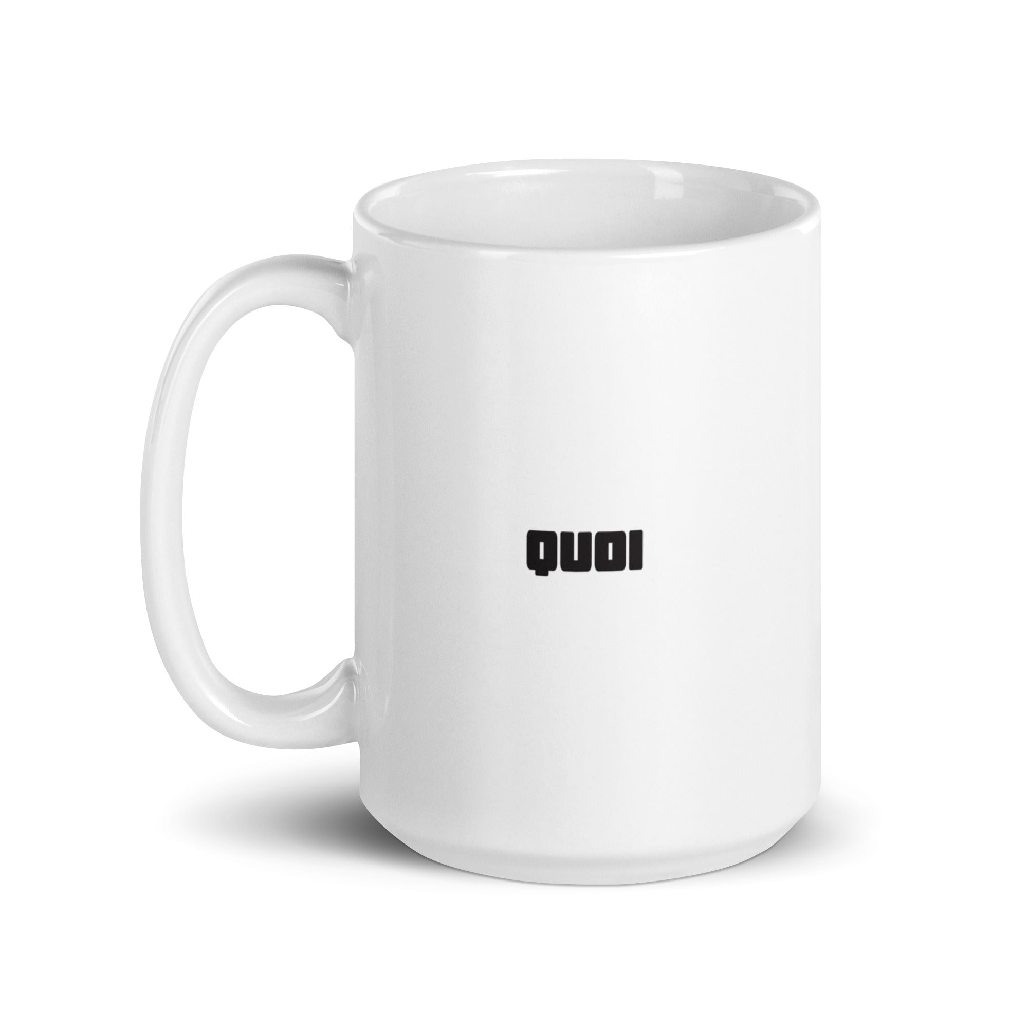Quoicoubeh - Mug Blanc Brillant
