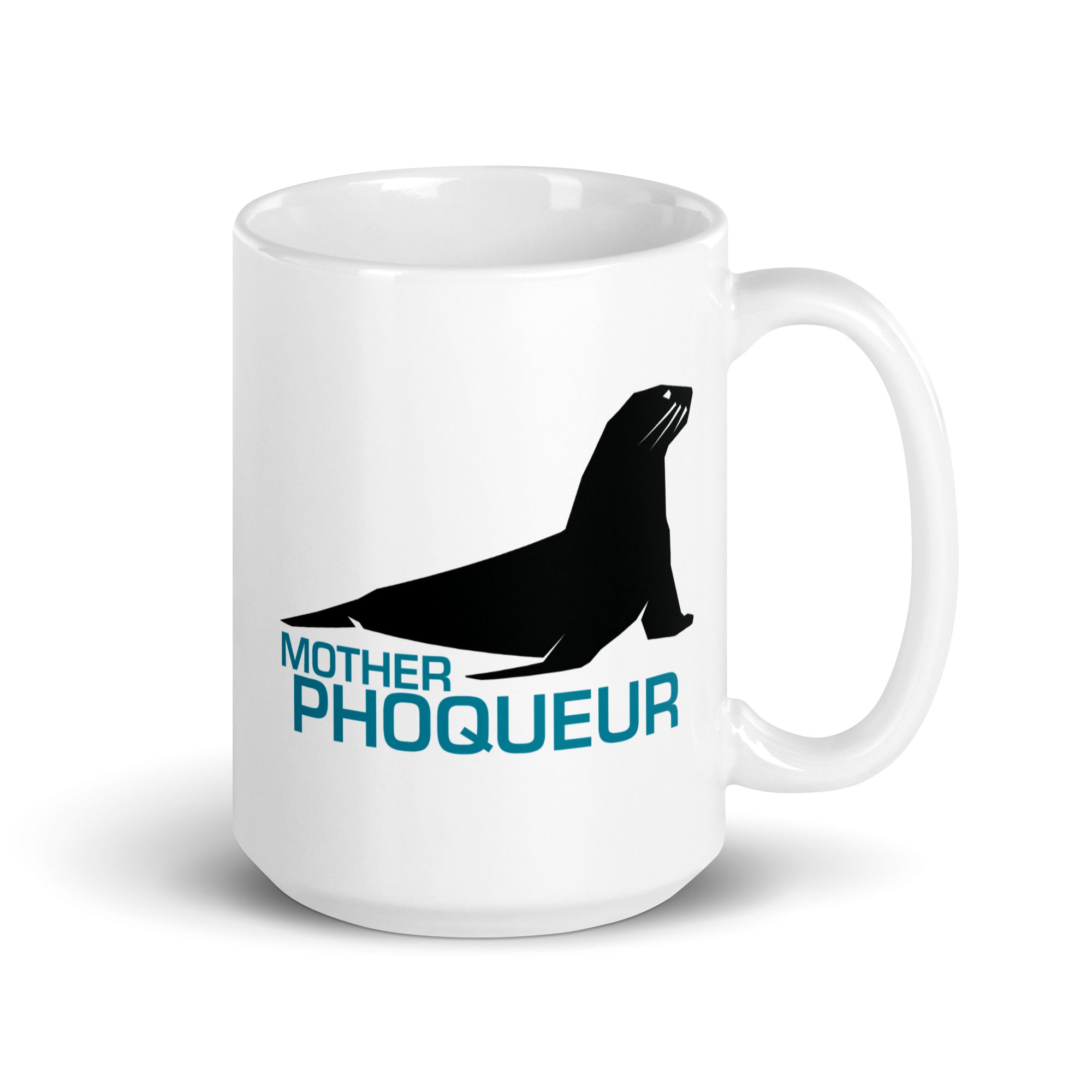 Mother phoqueur - Mug Blanc Brillant