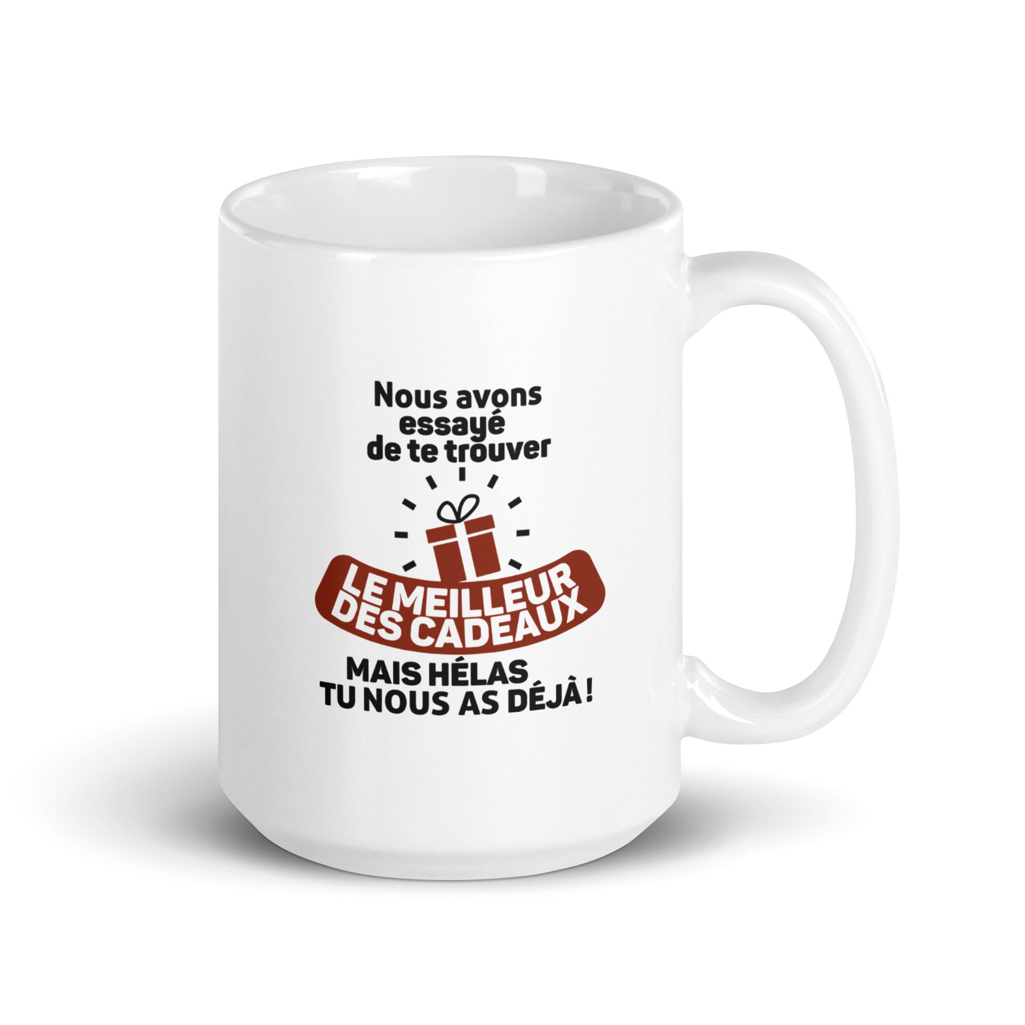 Le meilleur cadeau (Nous) - Mug Blanc Brillant