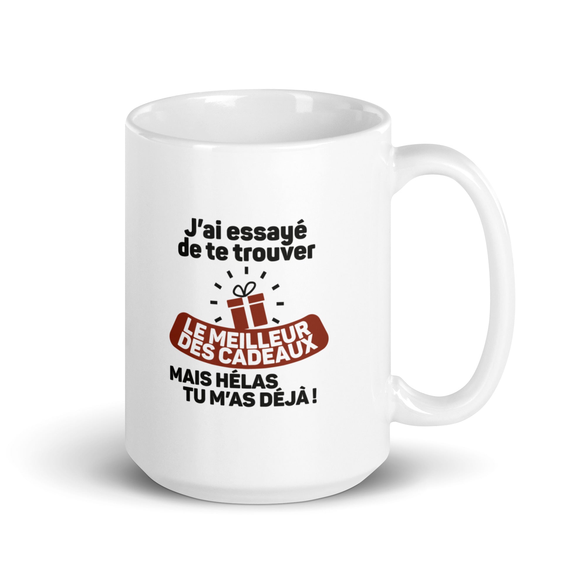 Le meilleur cadeau (Je) - Mug Blanc Brillant