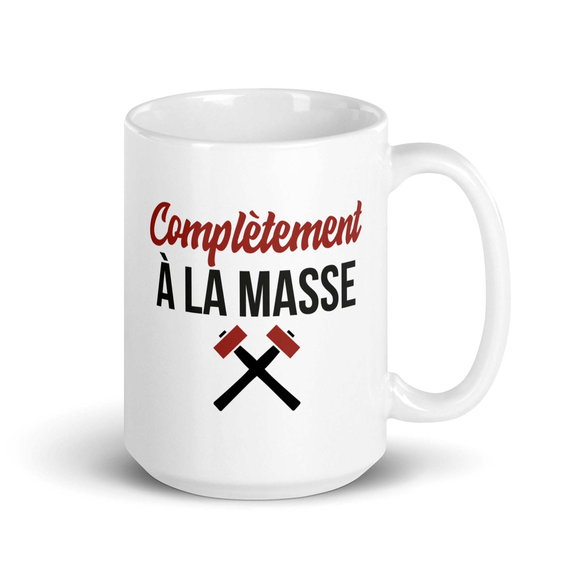 Complètement à la masse - Mug Blanc Brillant