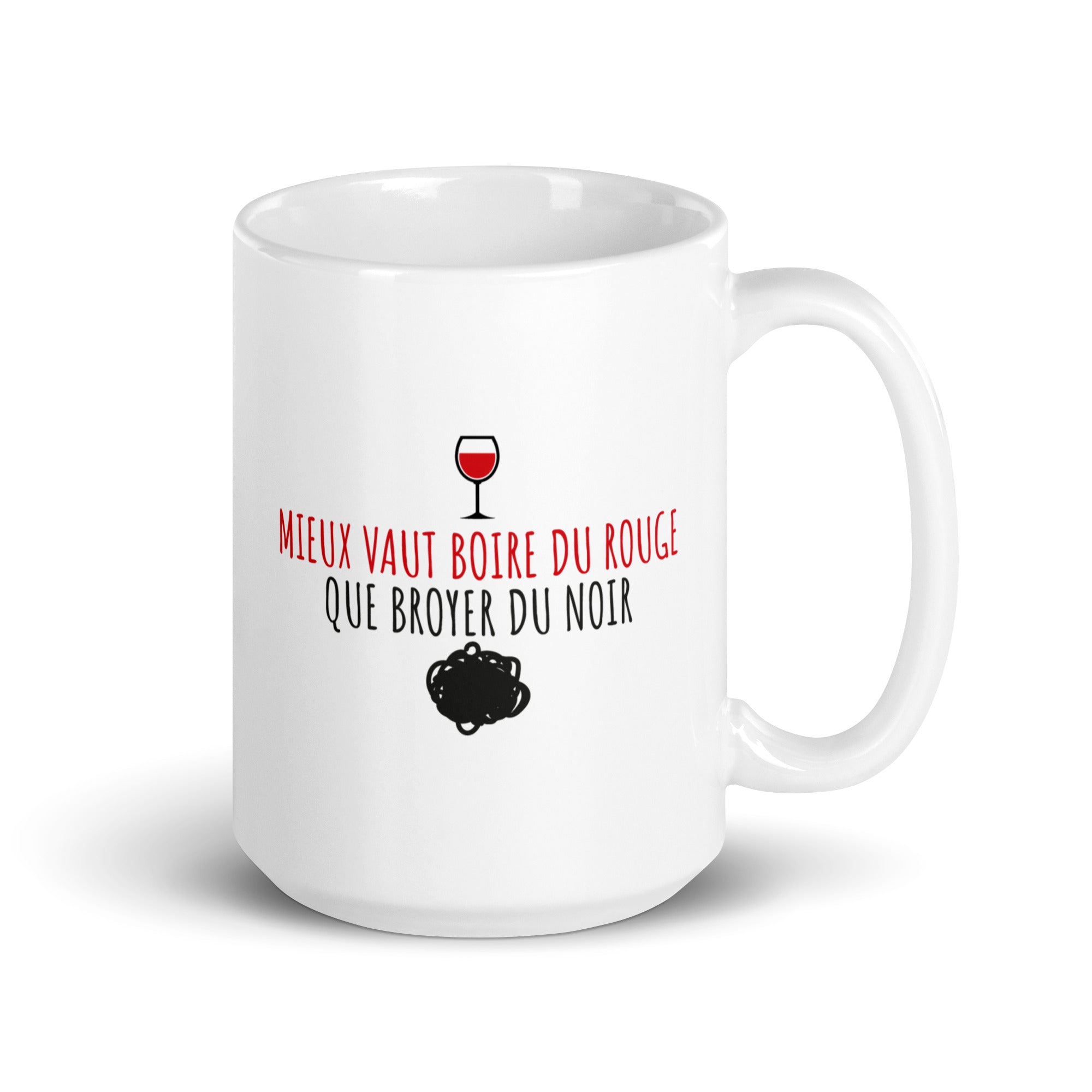 Broyer du noir - Mug Blanc Brillant