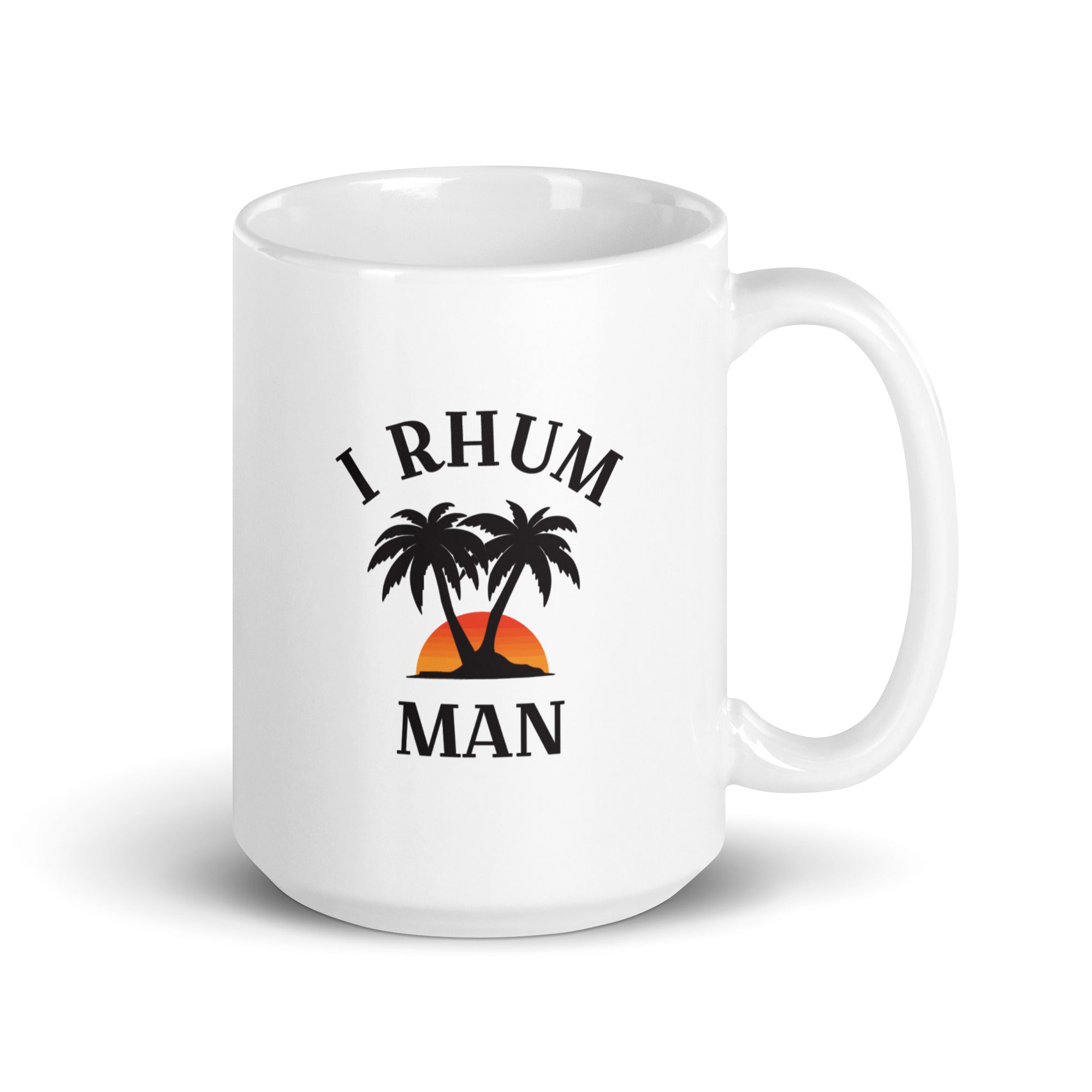 I Rhum man - Mug Blanc Brillant