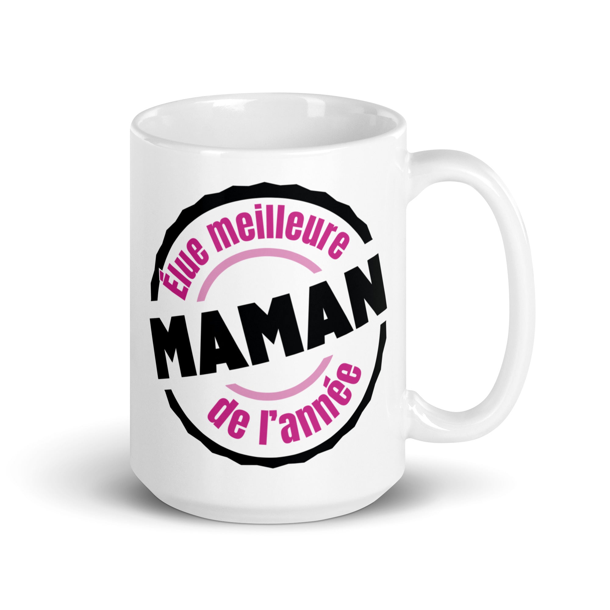 Elue meilleure maman - Mug Blanc Brillant
