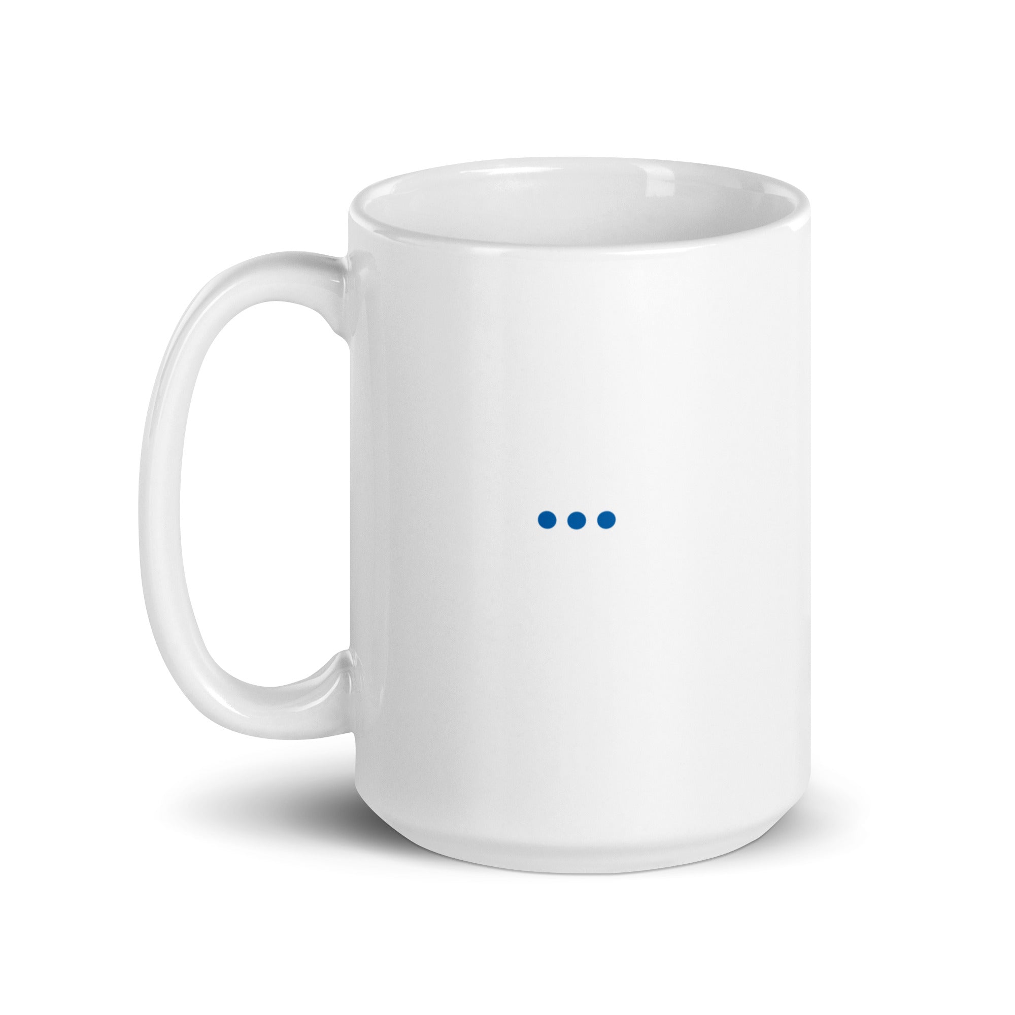 À la bourre, on verra demain - Mug Blanc Brillant