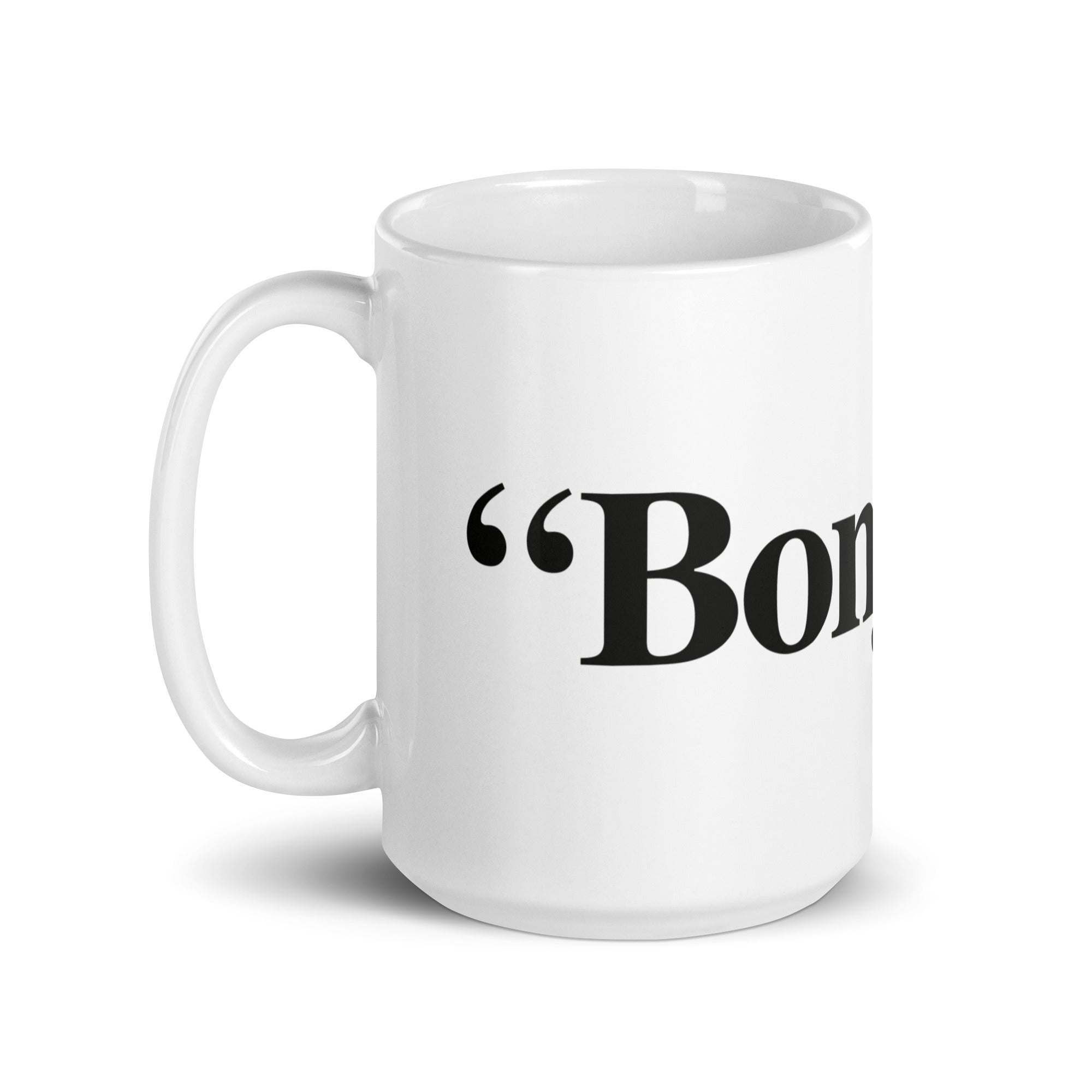 "Bonjour" - Mug Blanc Brillant