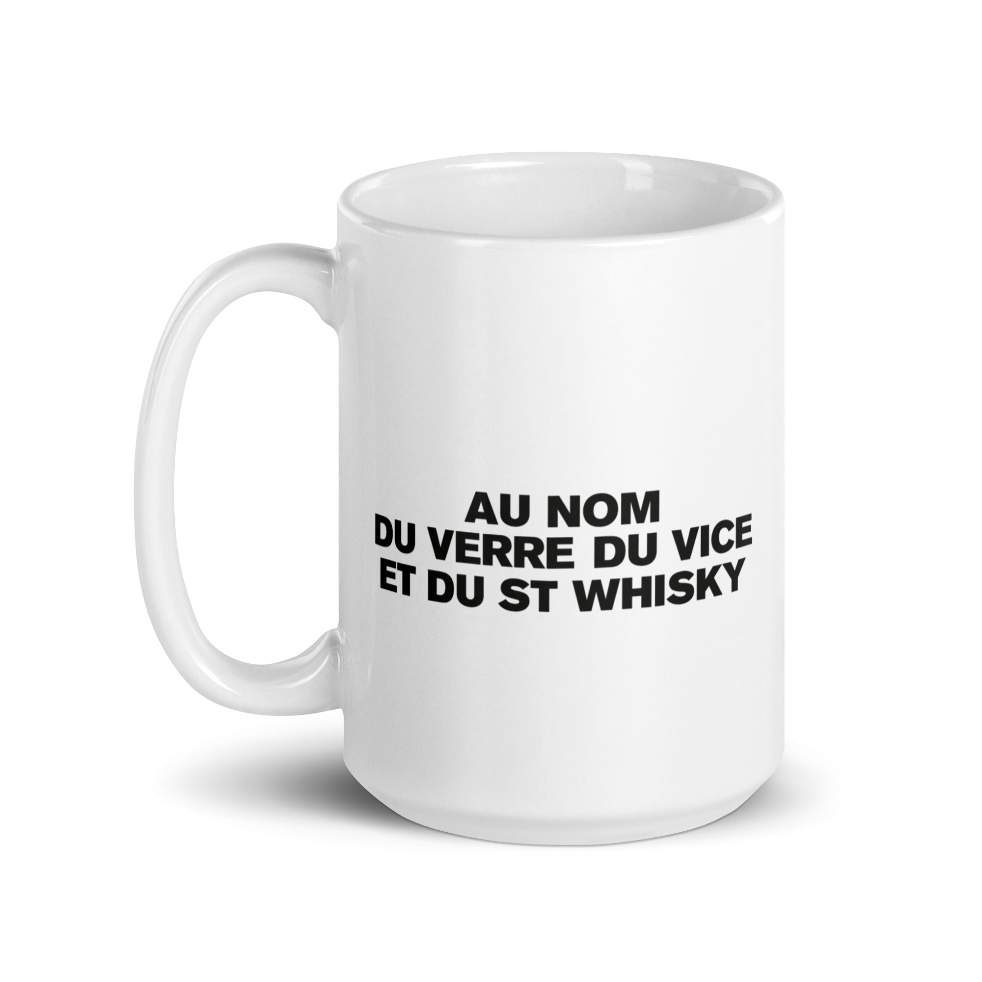 Au nom du verre - Mug Blanc Brillant