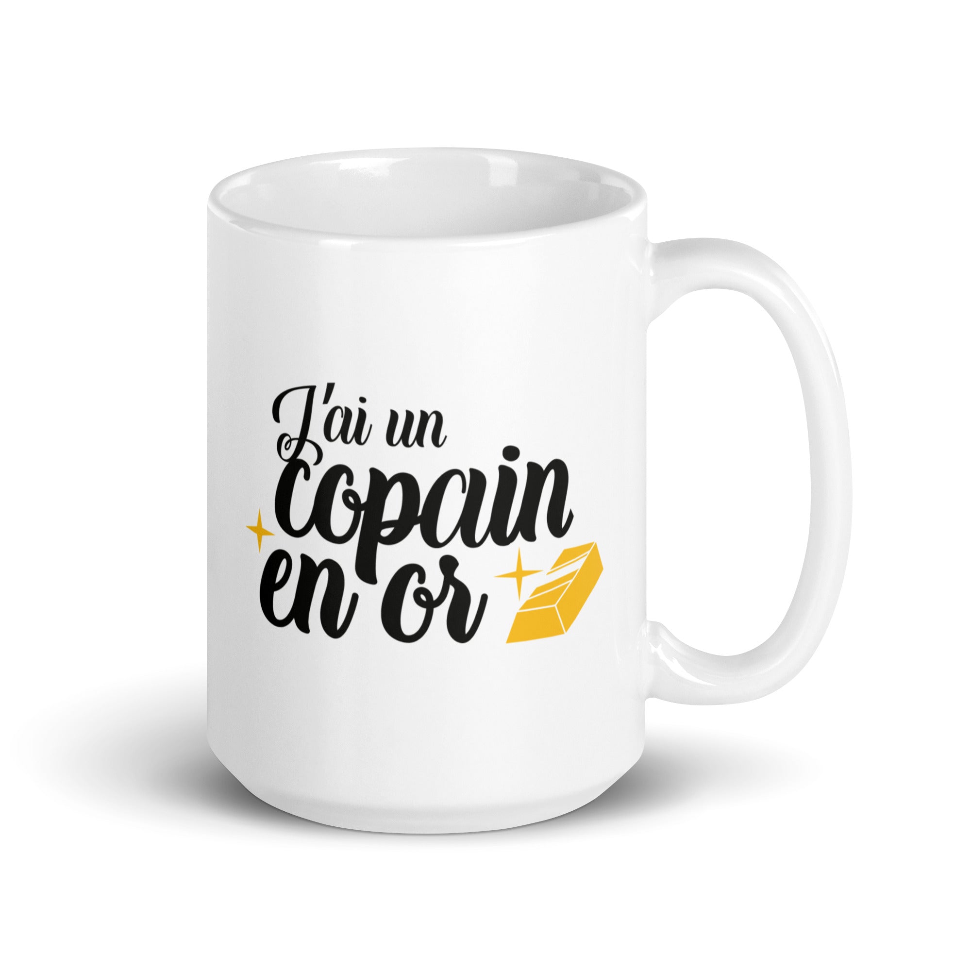 Copain en or - Mug Blanc Brillant