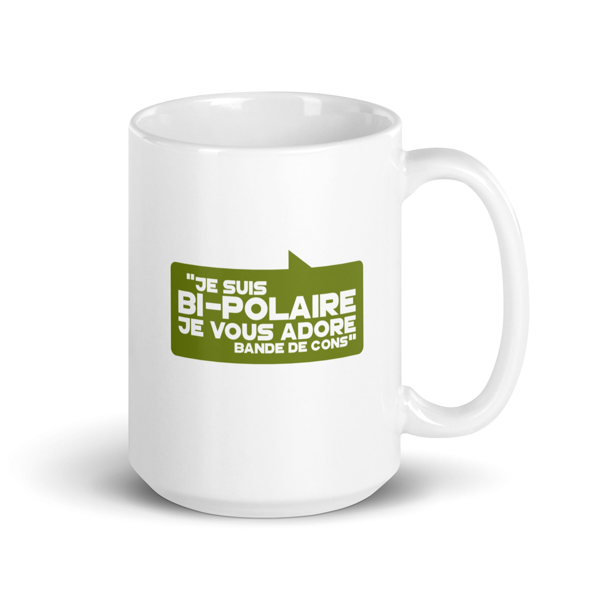 Bipolaire - Mug Blanc Brillant
