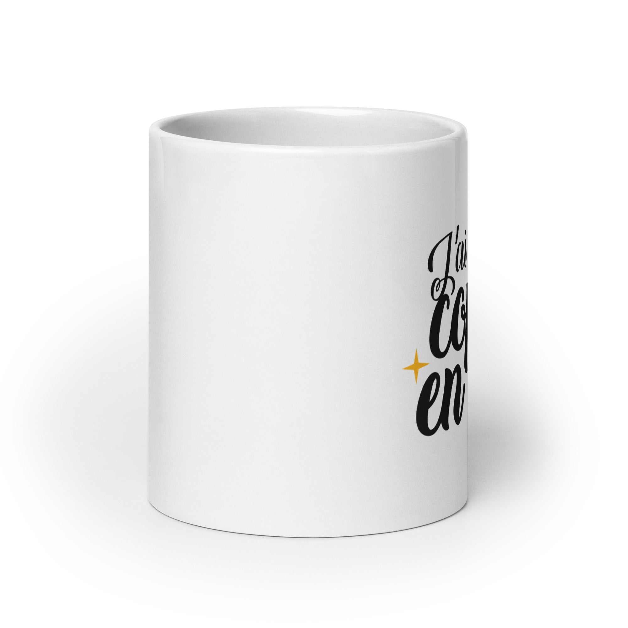 Copine en or - Mug Blanc Brillant