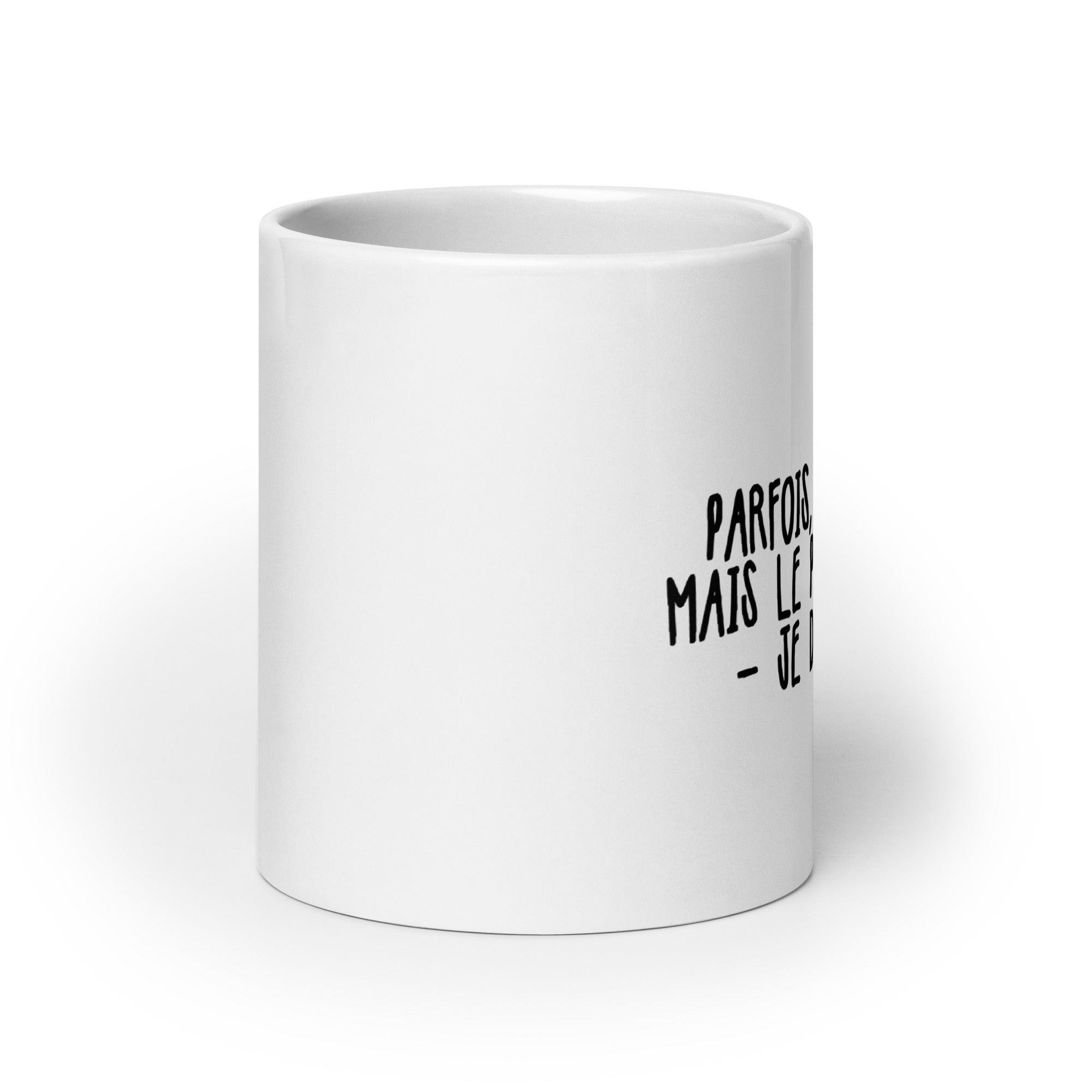 Le plus souvent je diverge - Mug Blanc Brillant