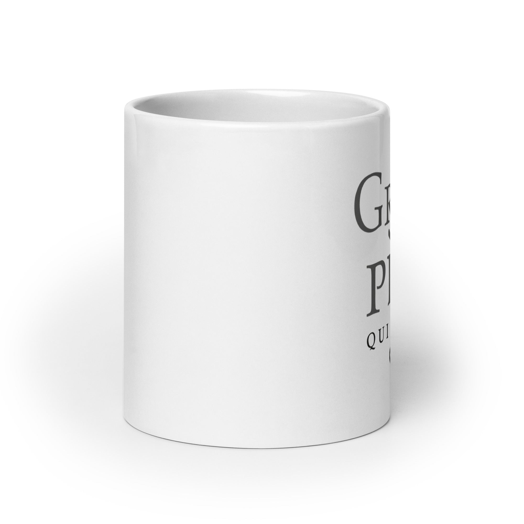 Grand-père qui déchire - Mug Blanc Brillant