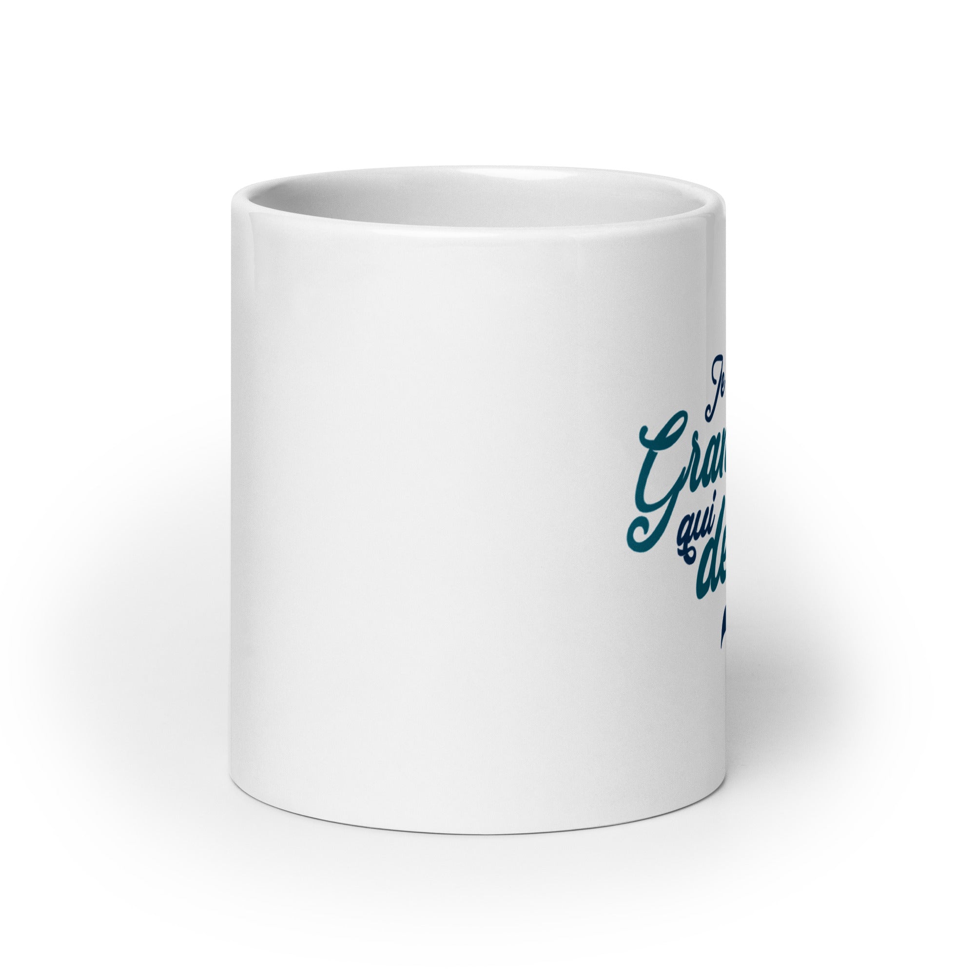 Grand-mère qui déchire - Mug Blanc Brillant