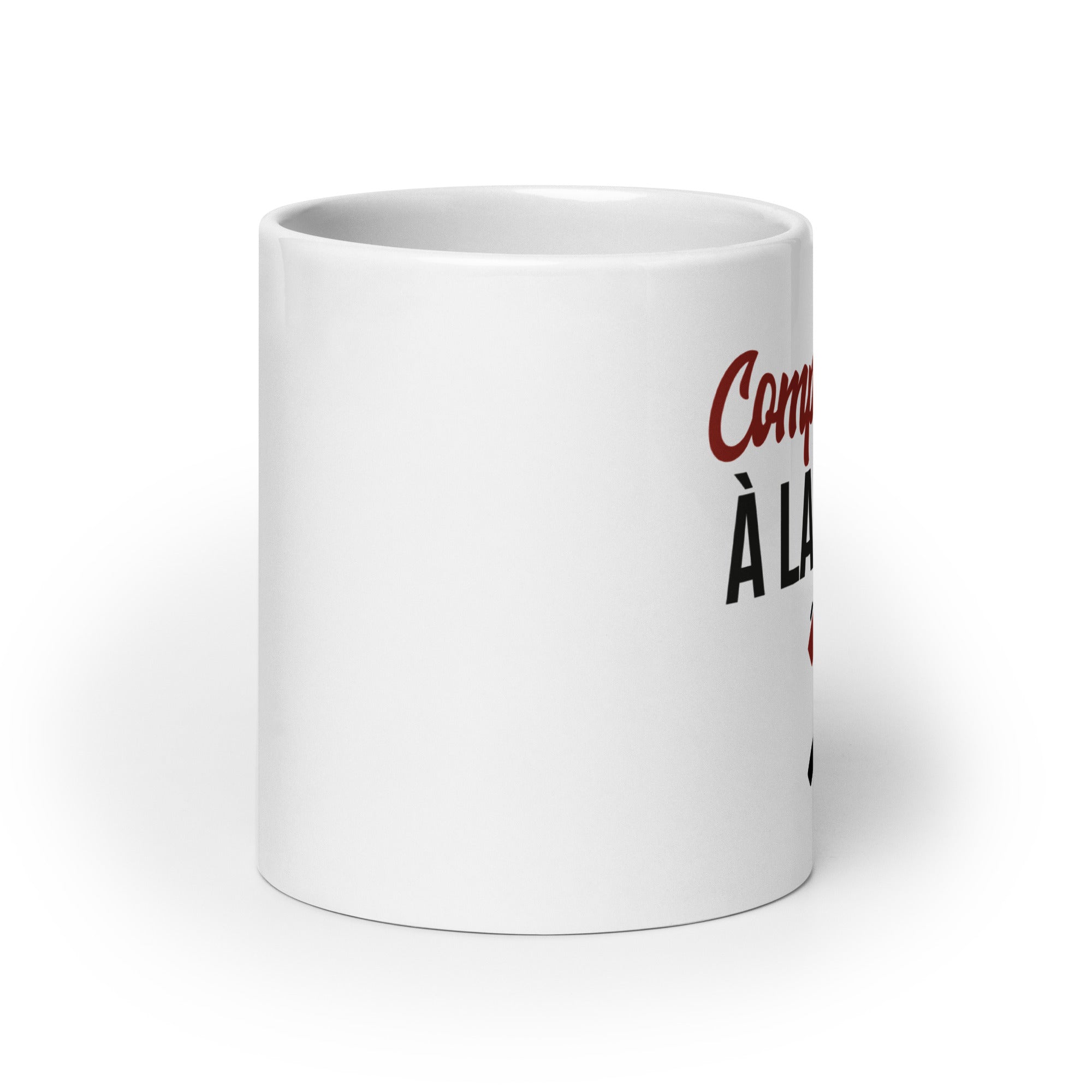 Complètement à la masse - Mug Blanc Brillant