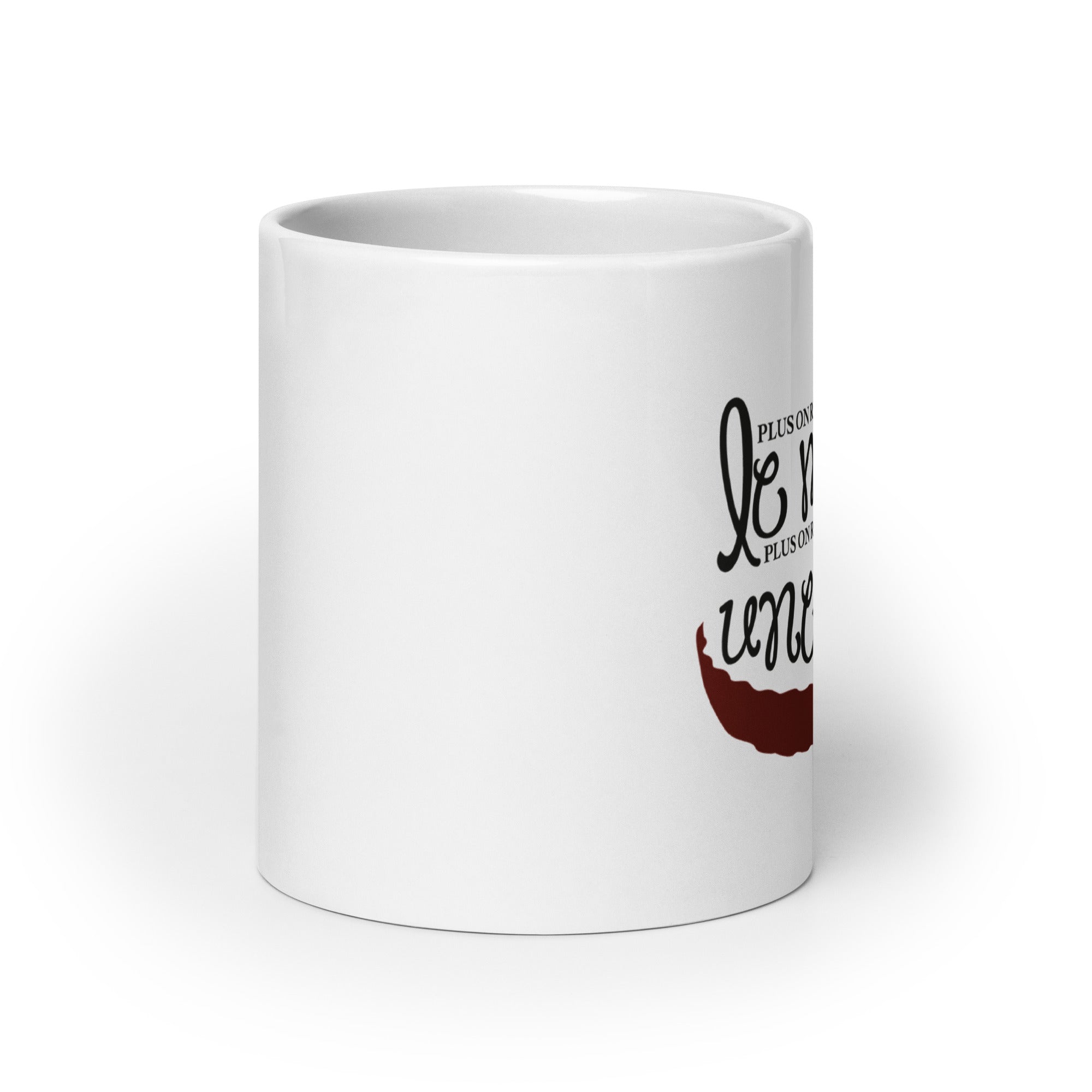 Plus on rentre dans le moule - Mug Blanc Brillant