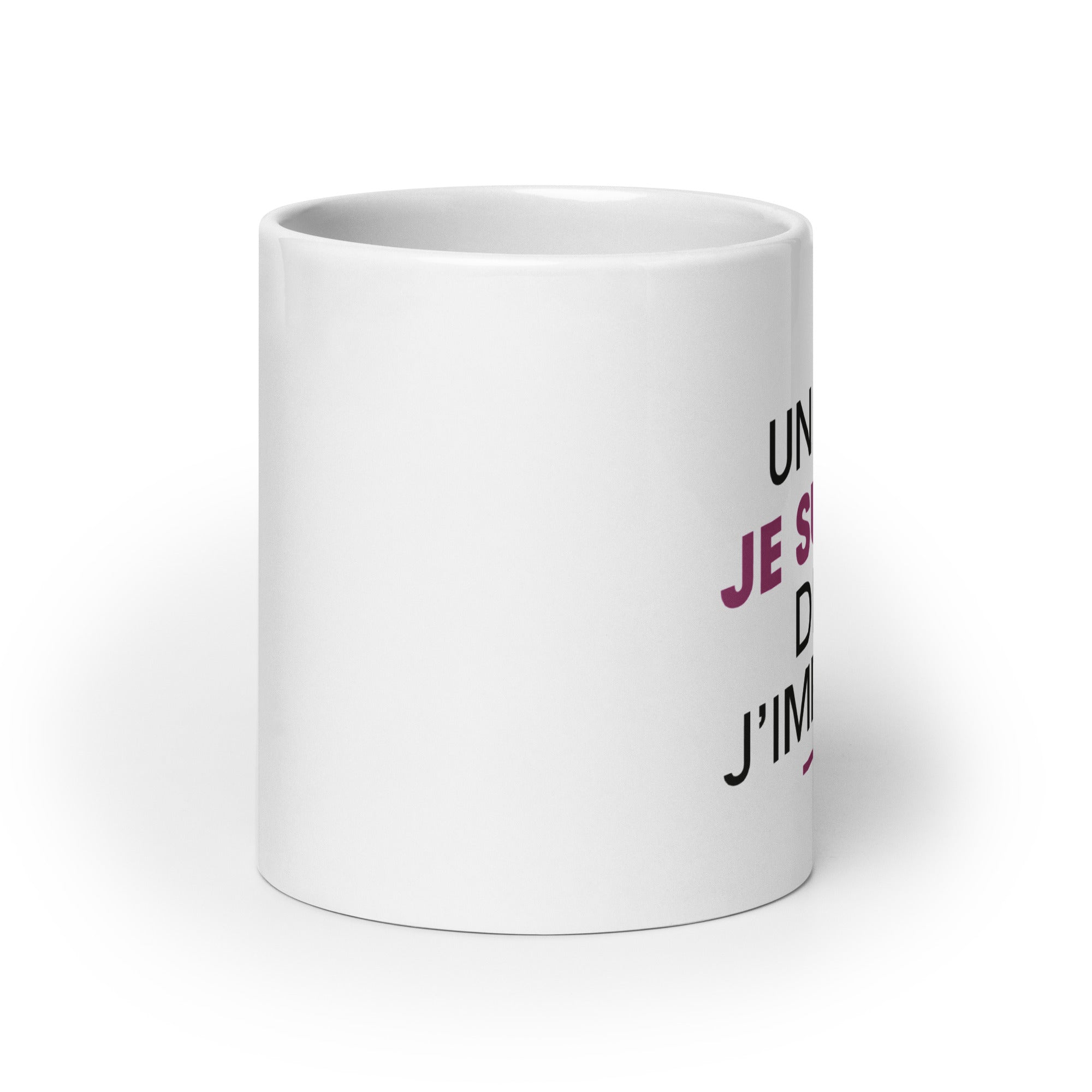 Un jour je suis née - Mug Blanc Brillant