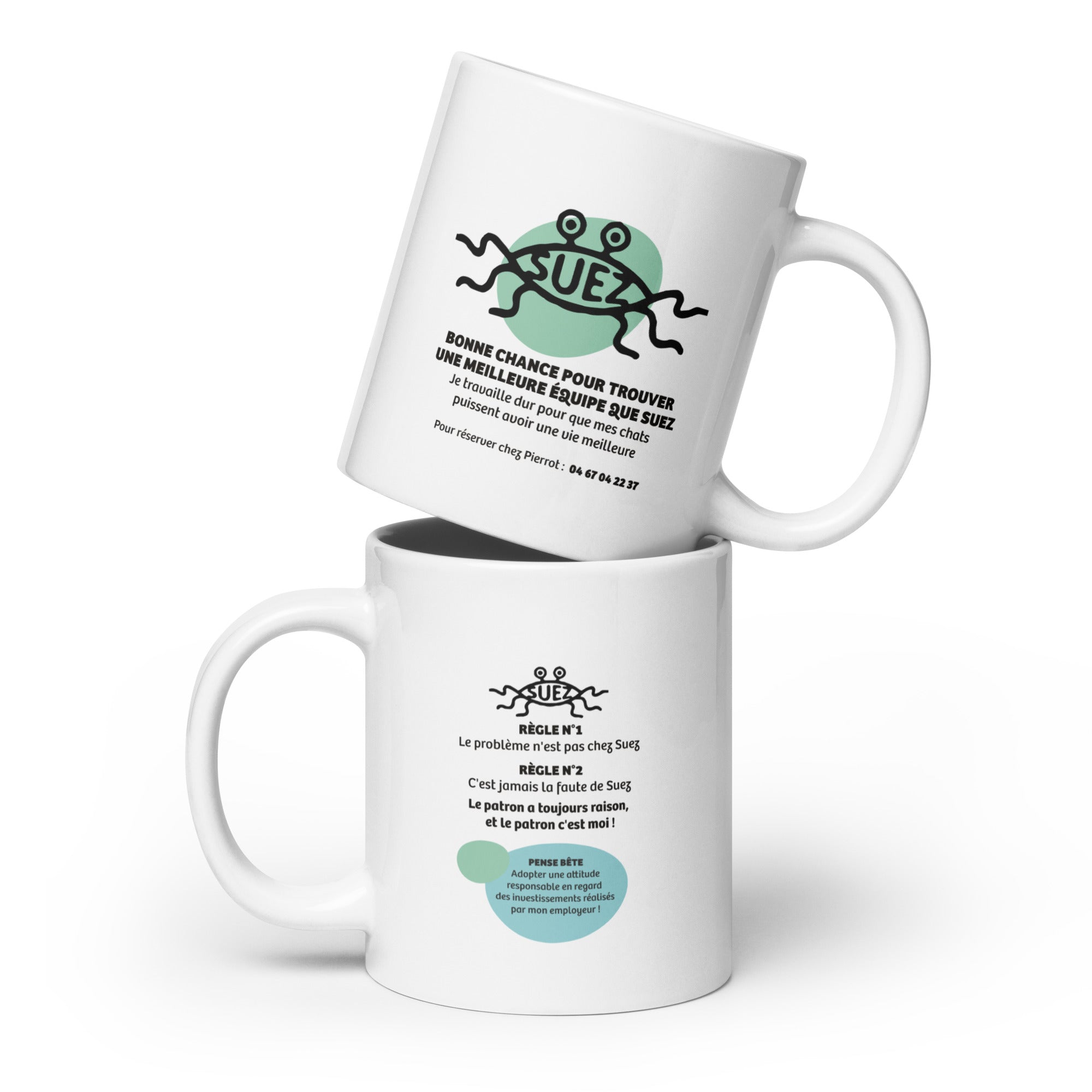 Suez - Mug Blanc Brillant