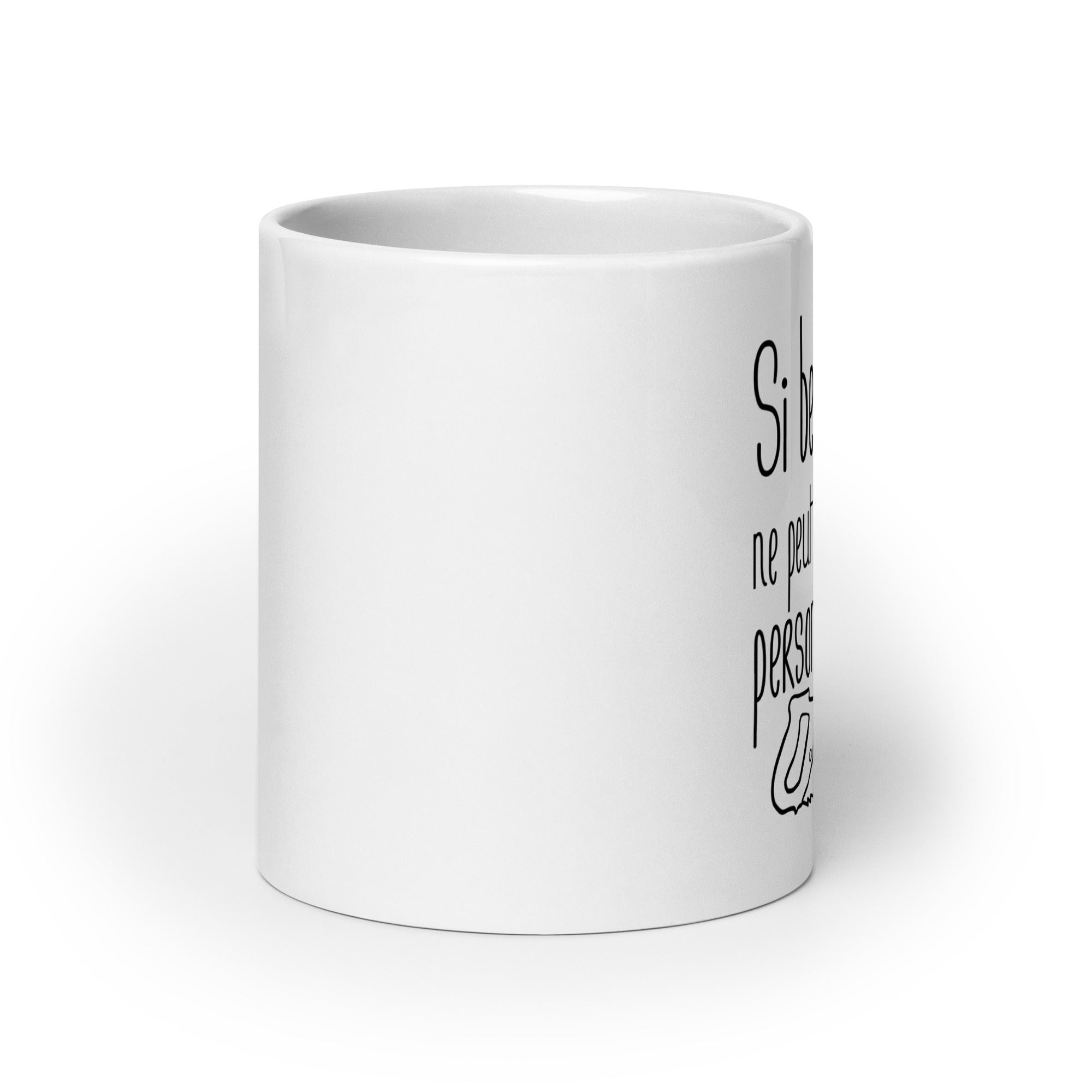 Si beau-papa ne peut pas le réparer personne ne peut - Mug Blanc Brillant