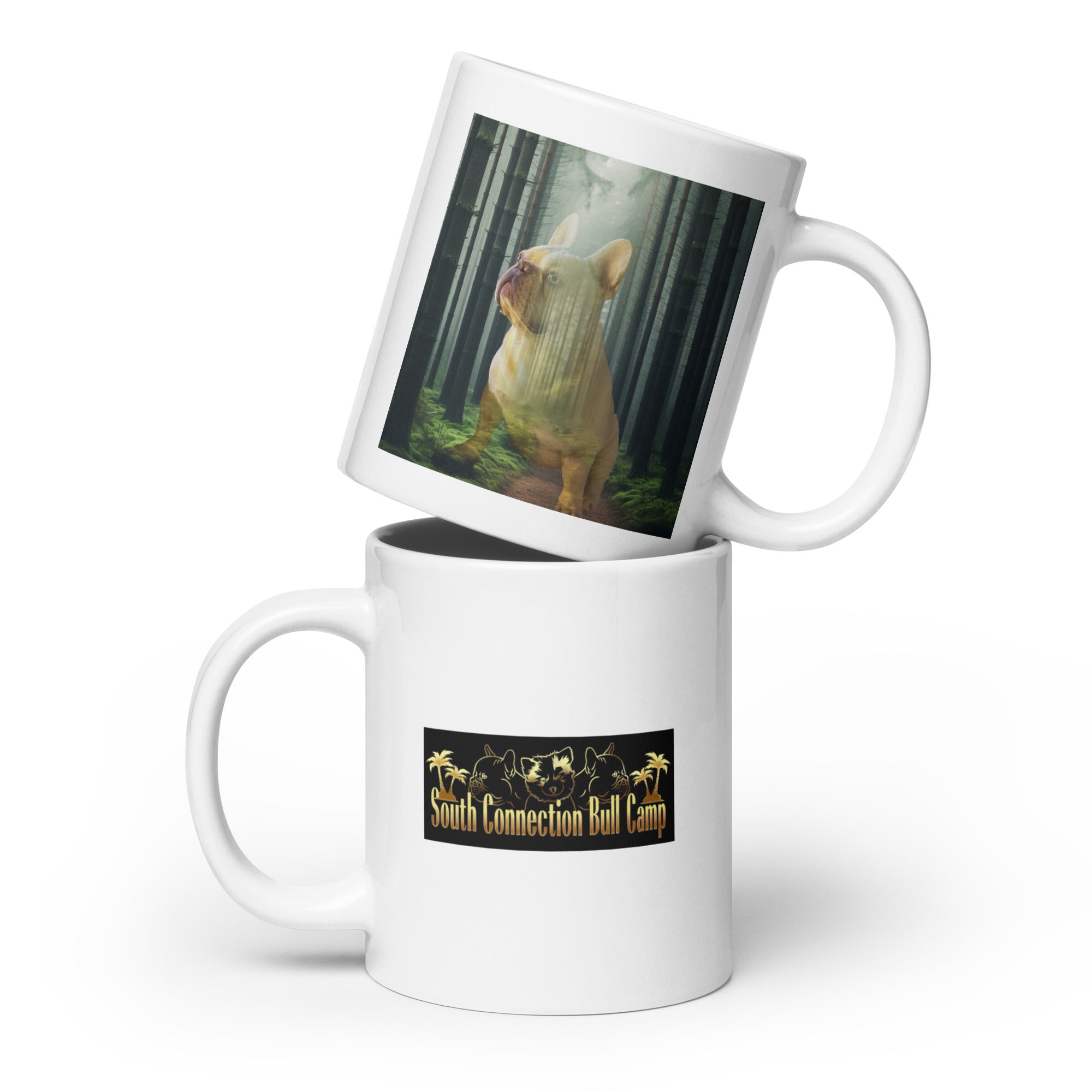 Chien Foret Devaux - Mug Blanc Brillant