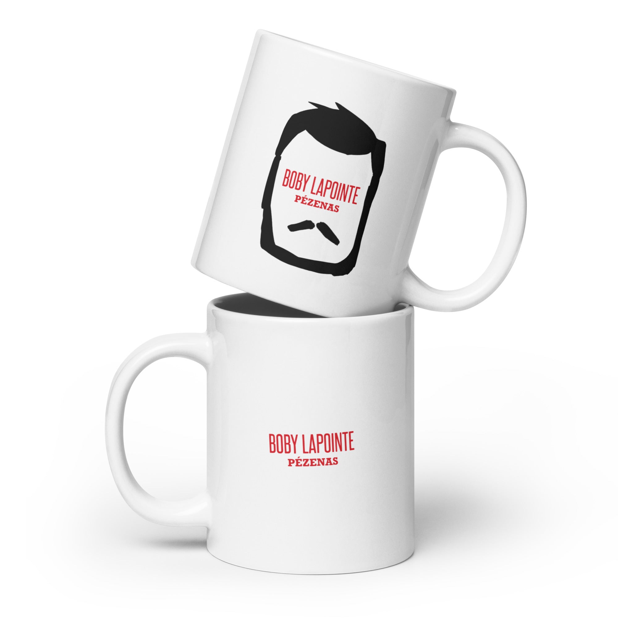 Boby Lapointe - Santiago Bará - Mug Blanc Brillant