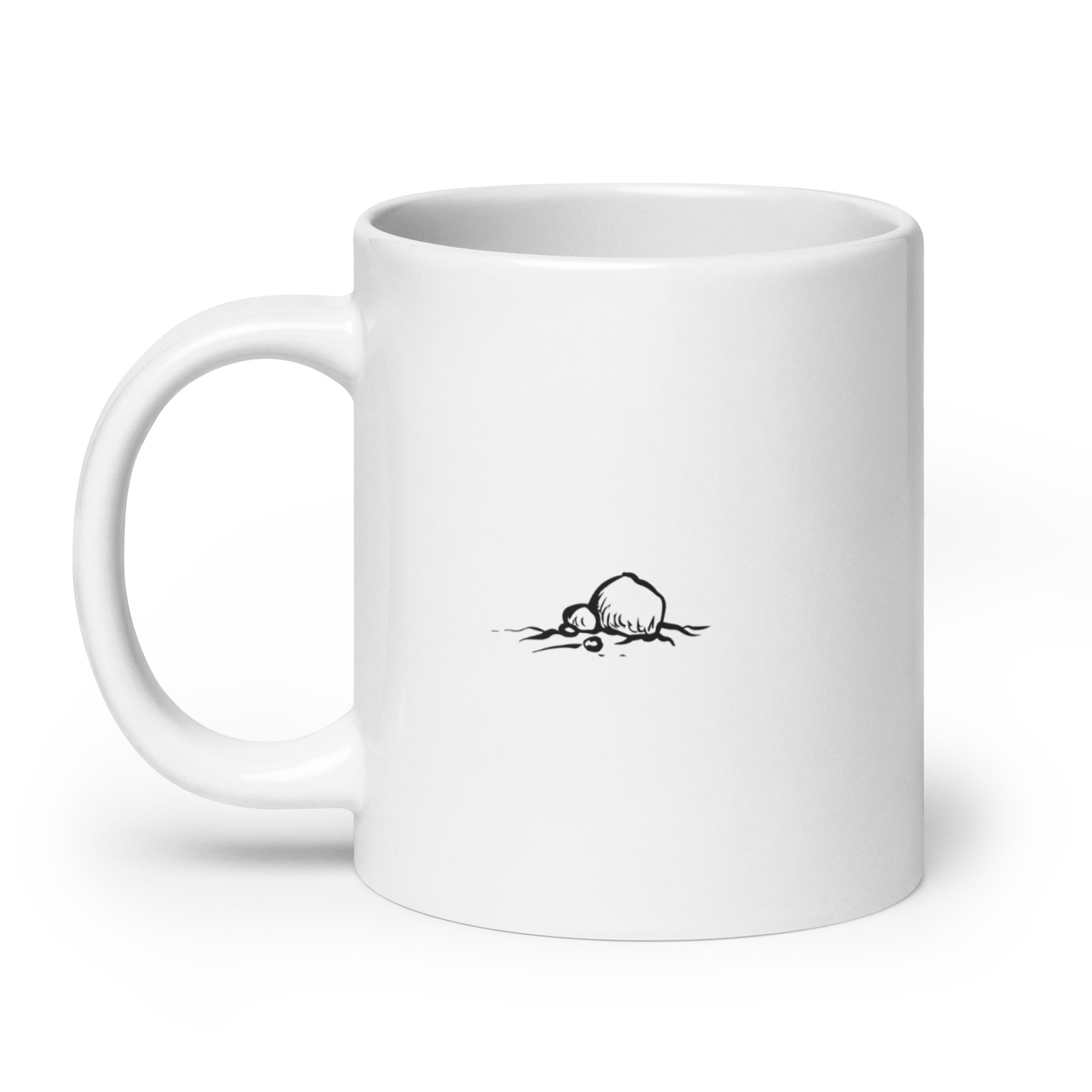 Bière qui roule - Mug Blanc Brillant