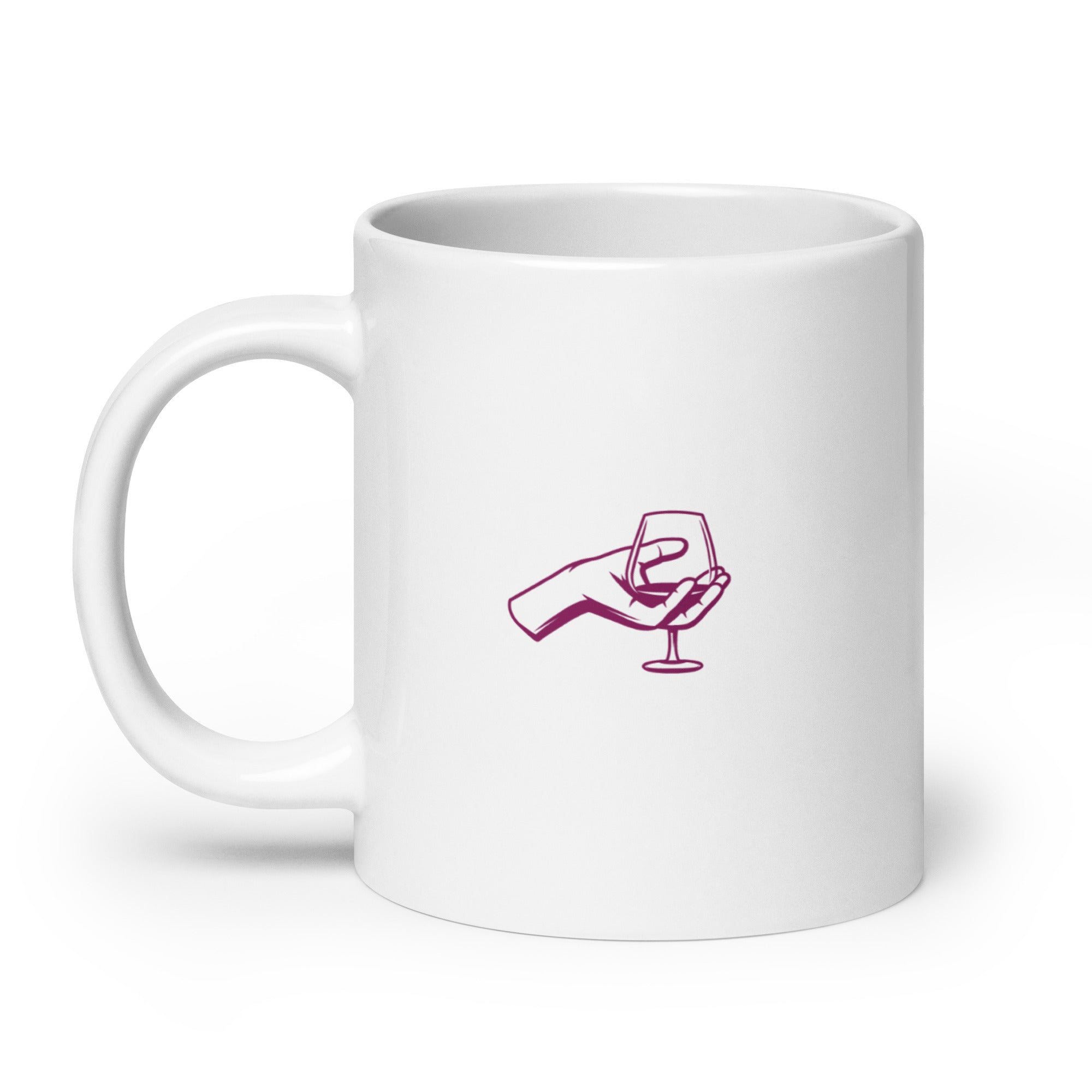 Jamais sans mon sauvignon - Mug Blanc Brillant