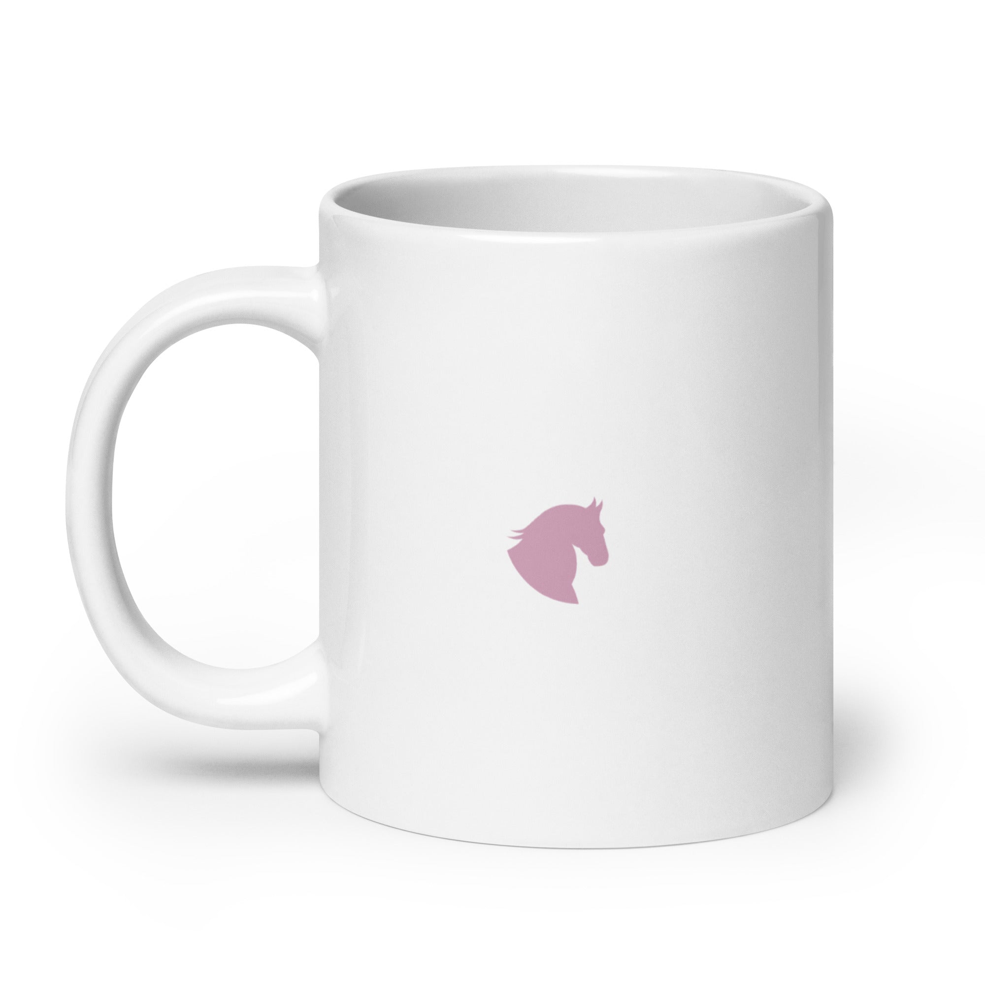 Jamais sans mon poney - Mug Blanc Brillant