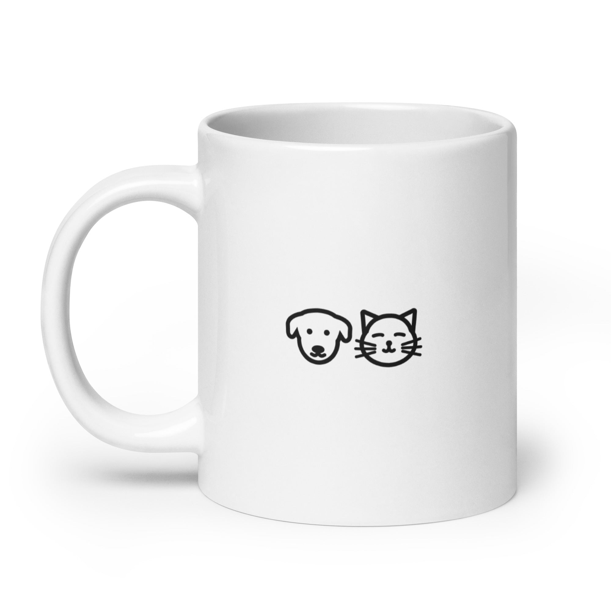 Les chiens ne font pas des chats - Mug Blanc Brillant