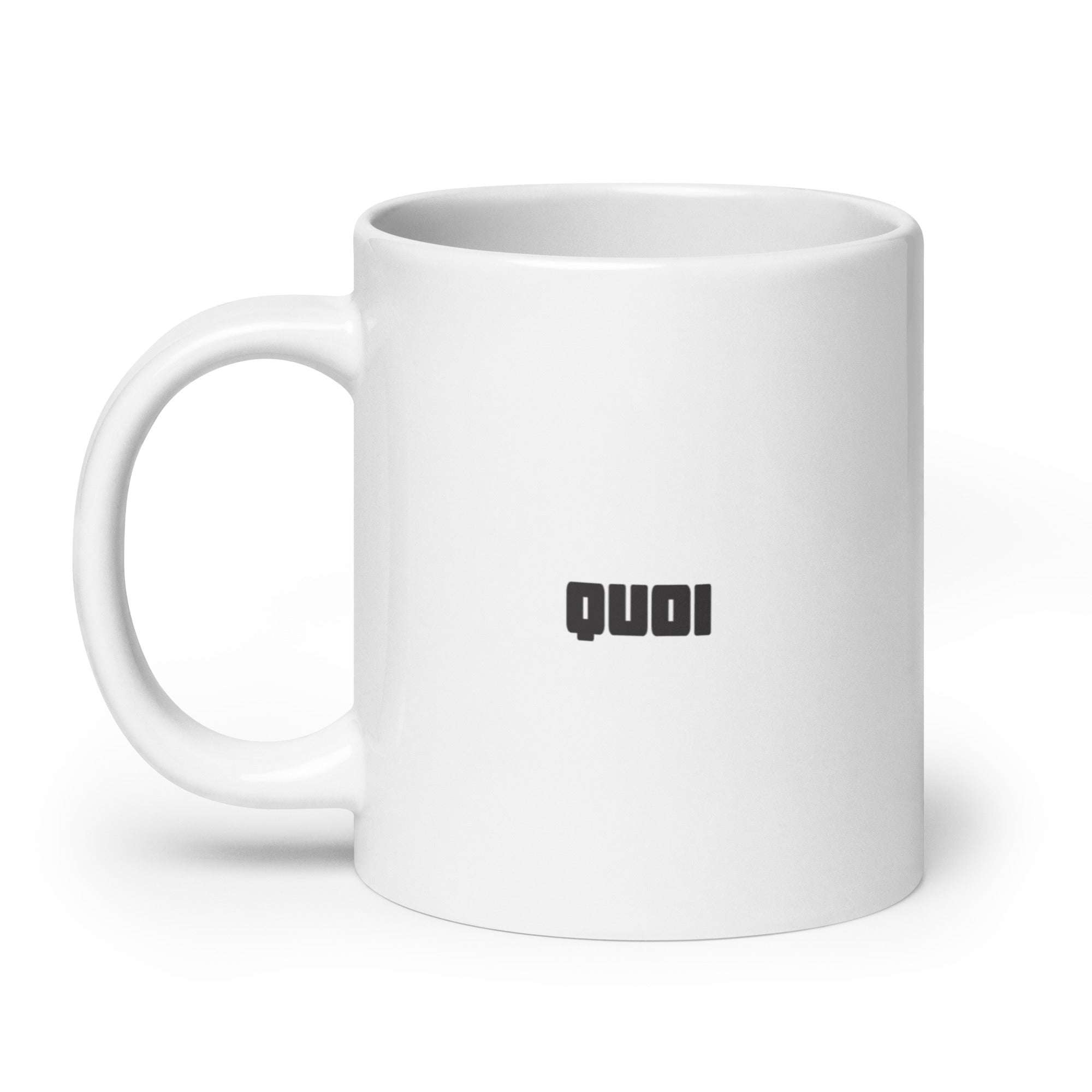 Quoicoubeh - Mug Blanc Brillant