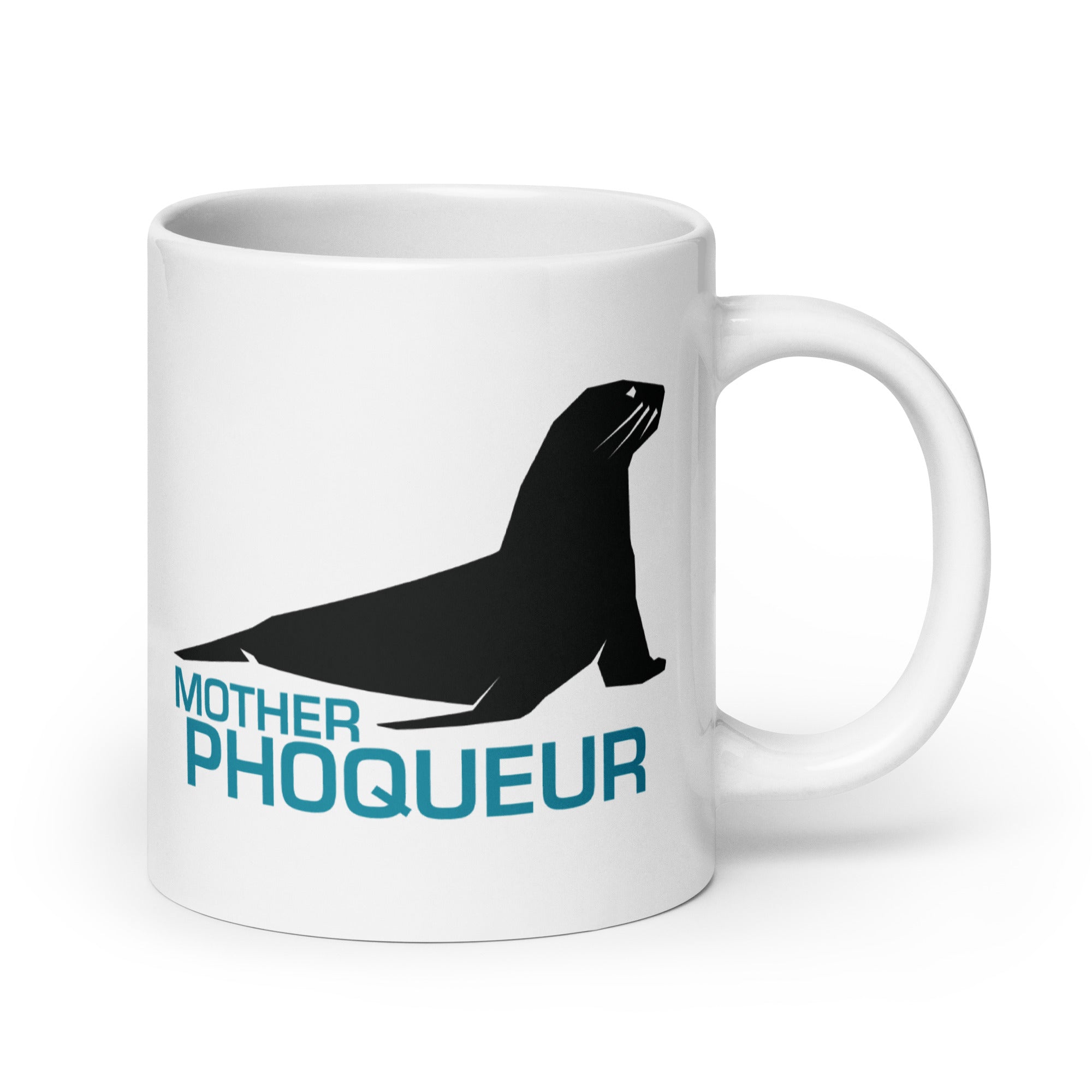 Mother phoqueur - Mug Blanc Brillant