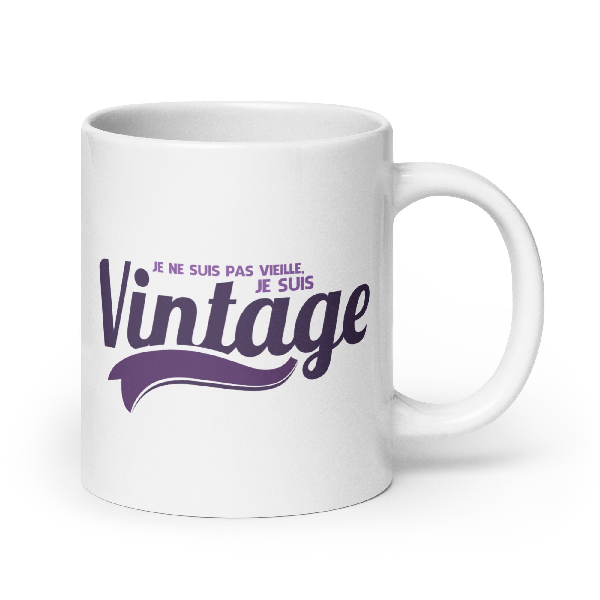Je suis pas vielle - Mug Blanc Brillant